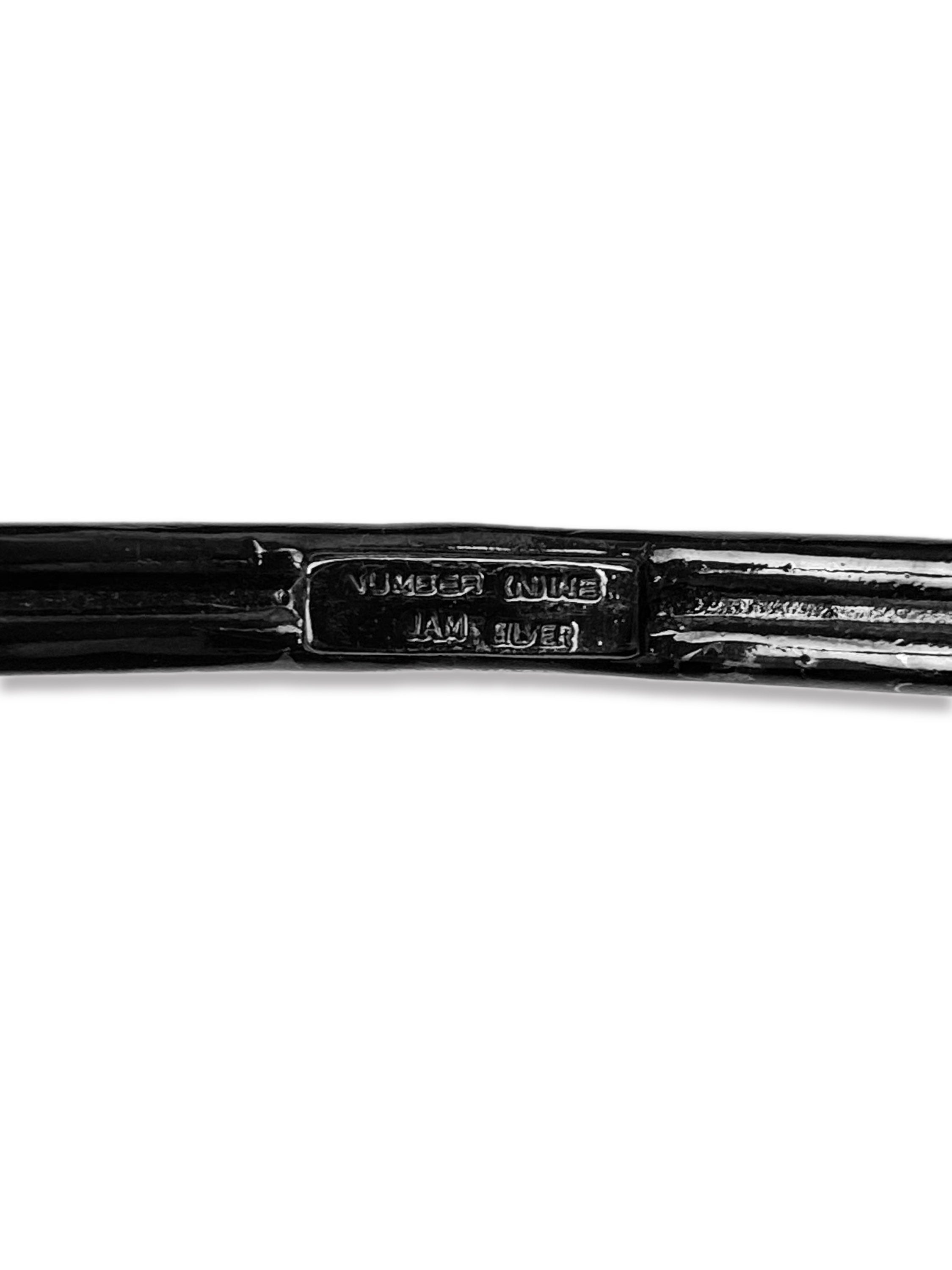 00s Number (N)ine x Jam Home Made ‘Barbed Wire’ .925 Silver Bracelet