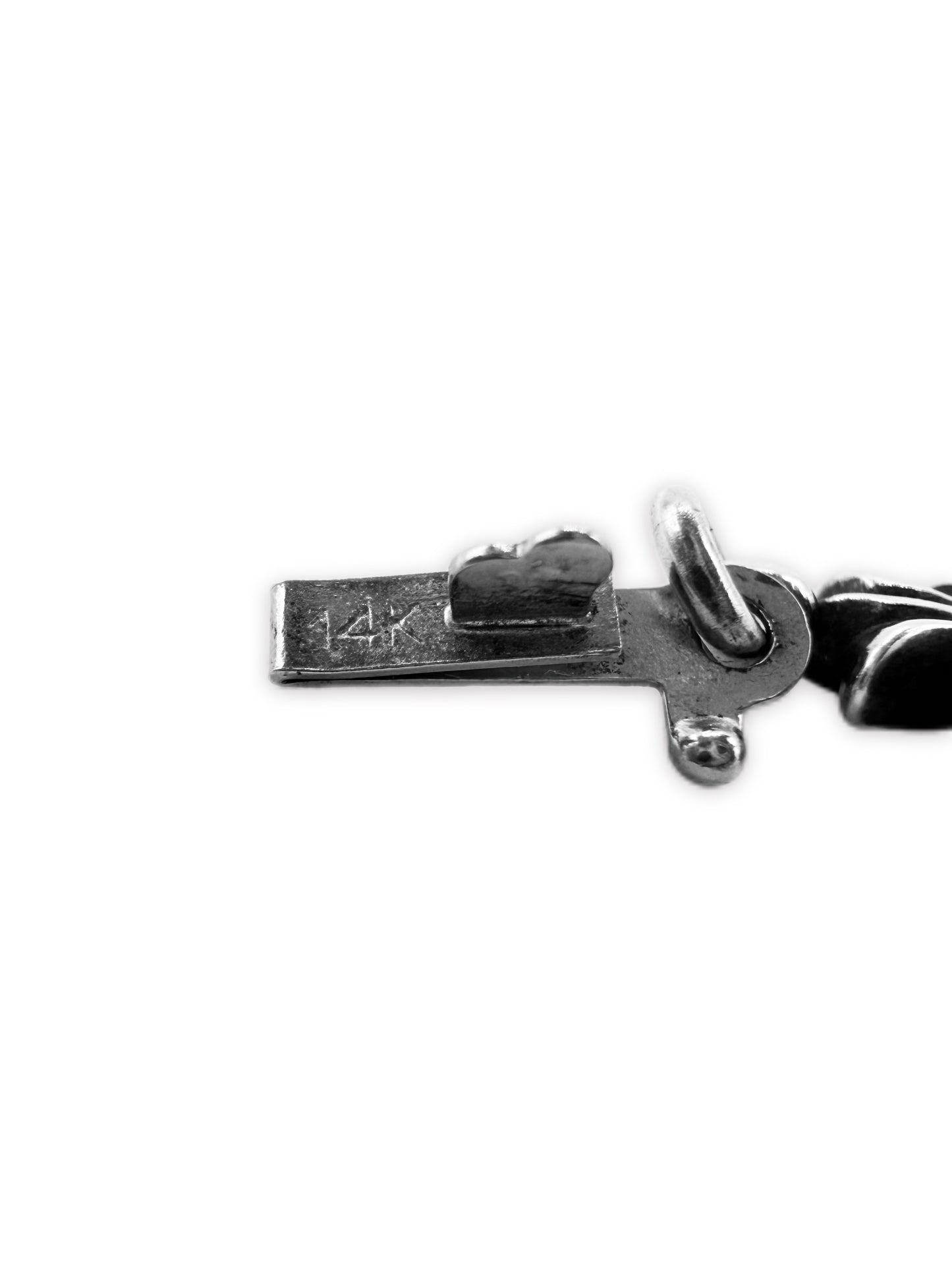 Chrome Hearts Diamond Factory Set Tiny E .925 Silver 10 Link Bracelet