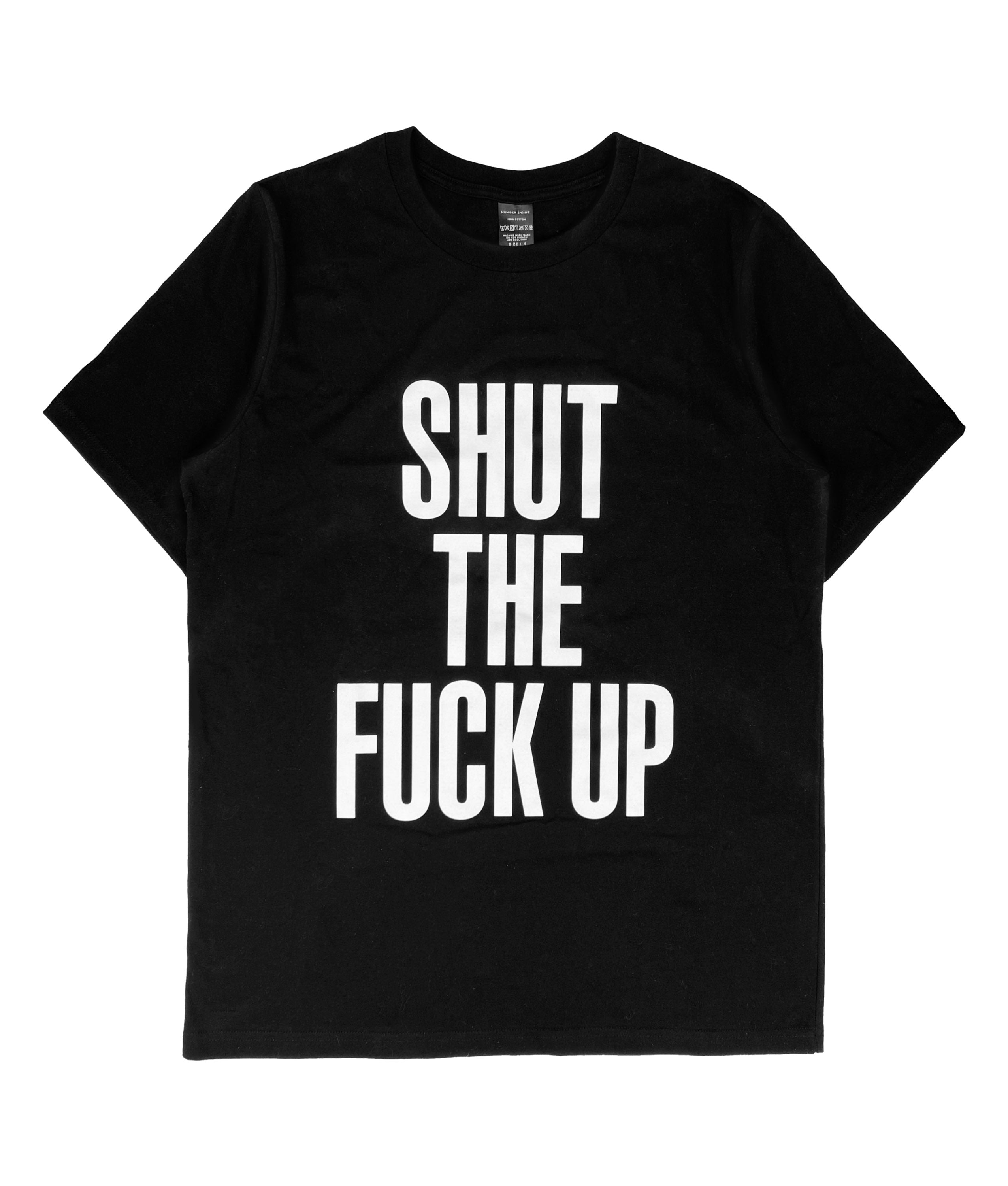 SS06 Number (N)ine ‘Shut The Fuck Up’ Re-Edition Slogan T-Shirt