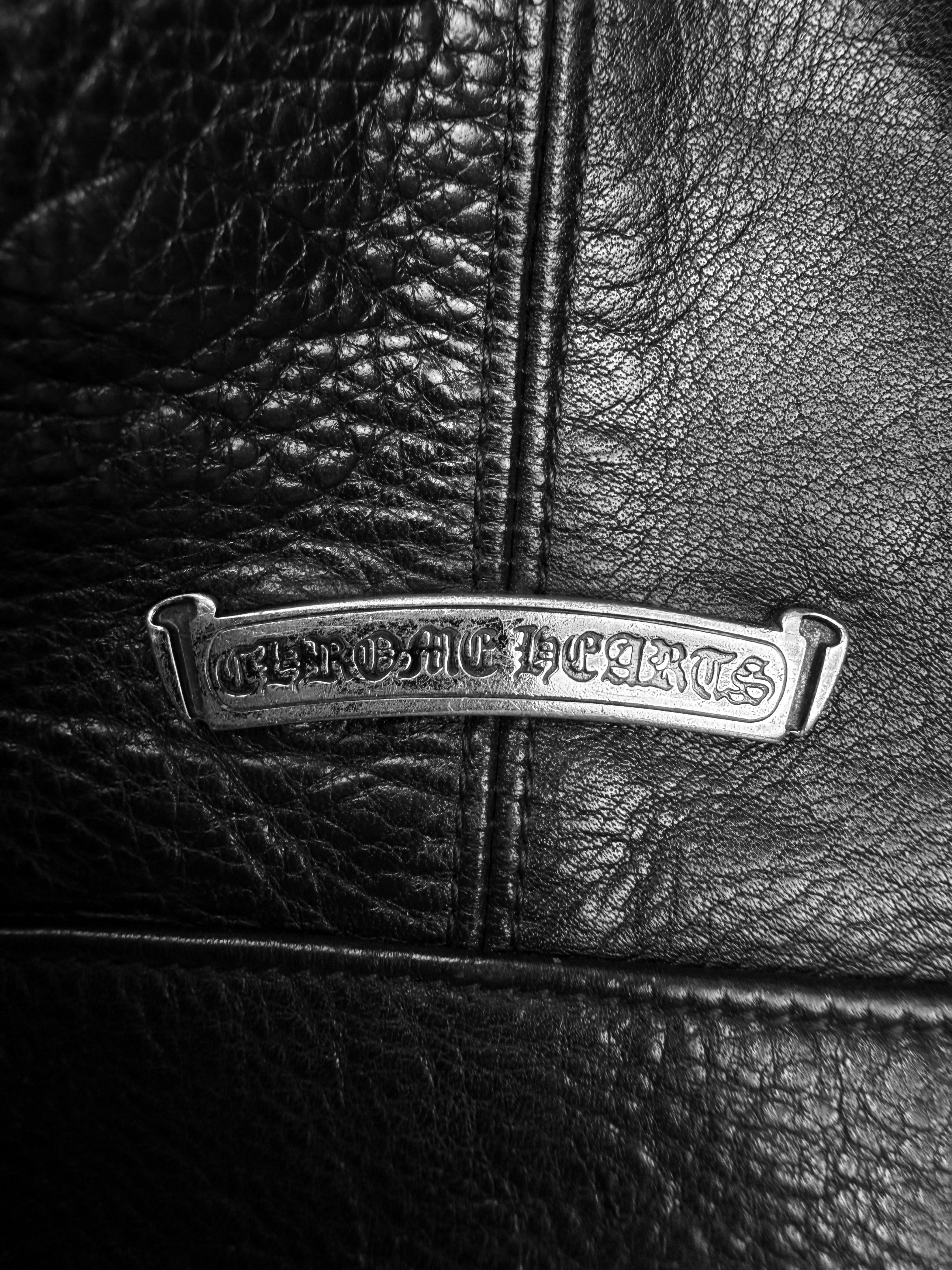 Chrome Hearts Lelo Fleur Leather Cross Body Gunslinger Bag
