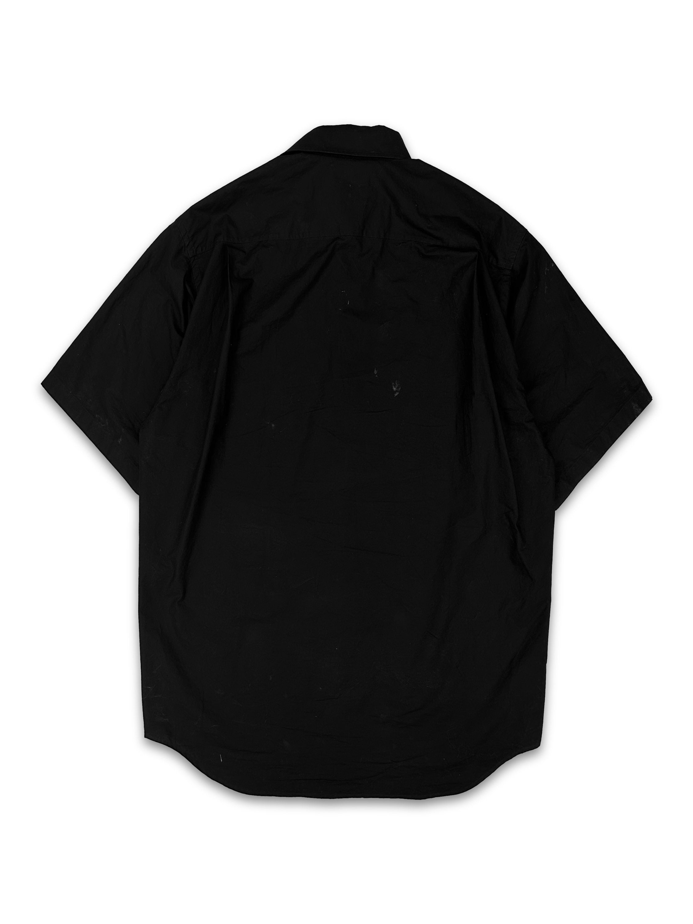 SS24 Balenciaga Embroidered ‘Swirl’ Logo Oversized Collared Shirt