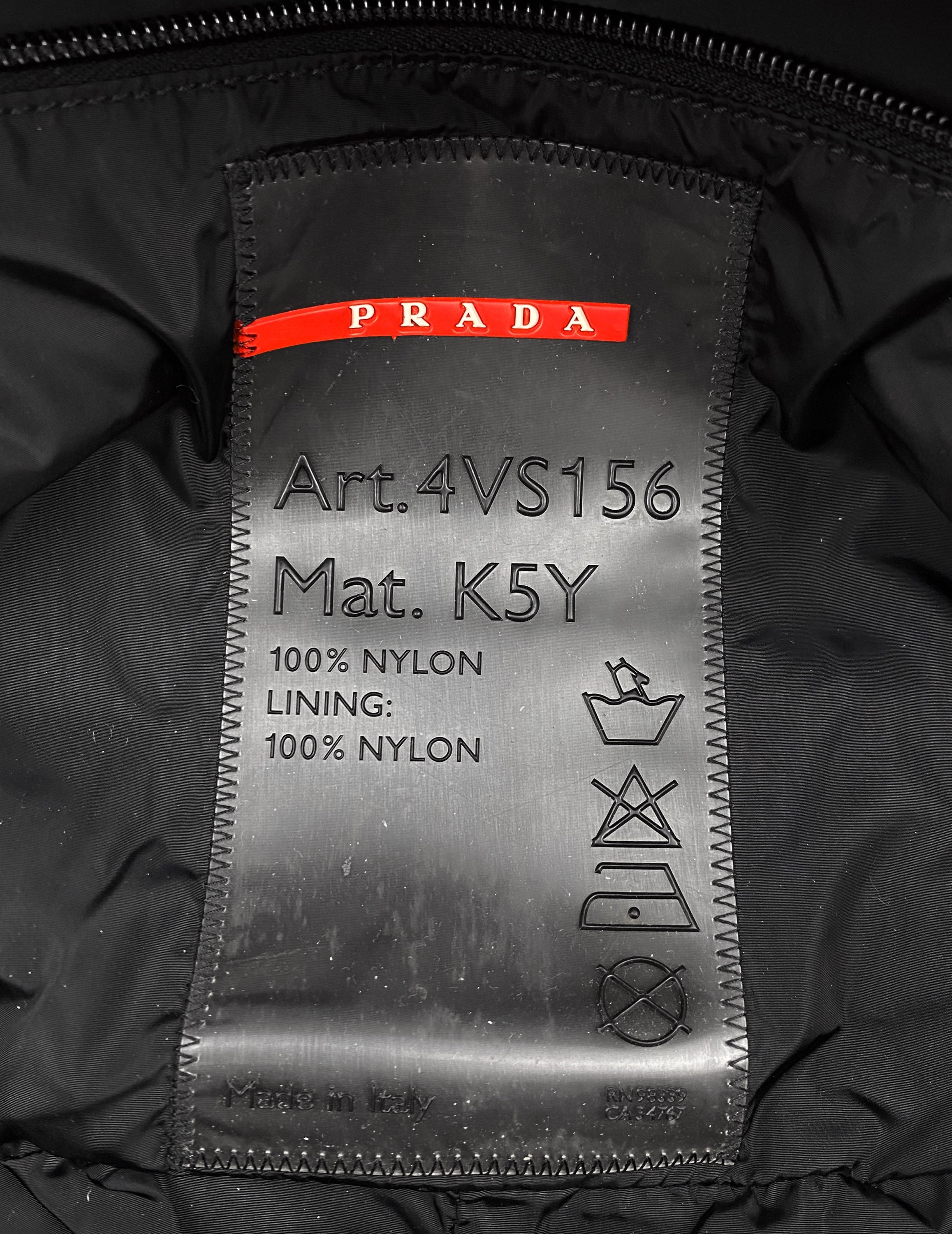 2000’s Prada Sport Nylon Cherry Red Multi-Pocket Hand Bag