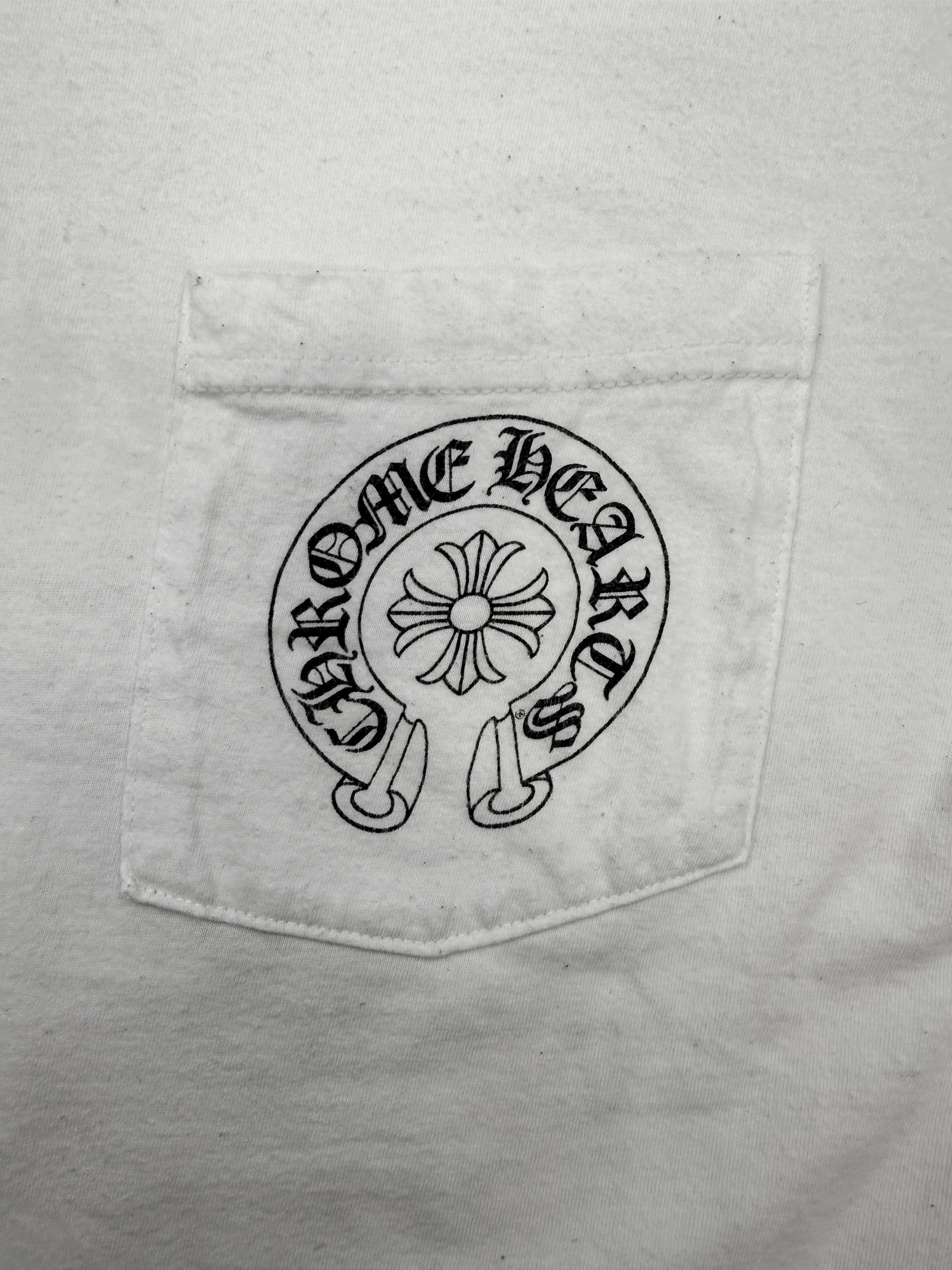 Chrome Hearts ‘Los Angeles’ Exclusive Horse Shoe White T-Shirt