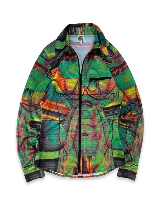 AW96 Jean Paul Gaultier ‘Muscle’ Trompe L’Oeil Cyber Jacket