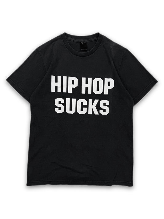00s Number (N)ine ‘Hip Hop Sucks’ Black Slogan T-Shirt