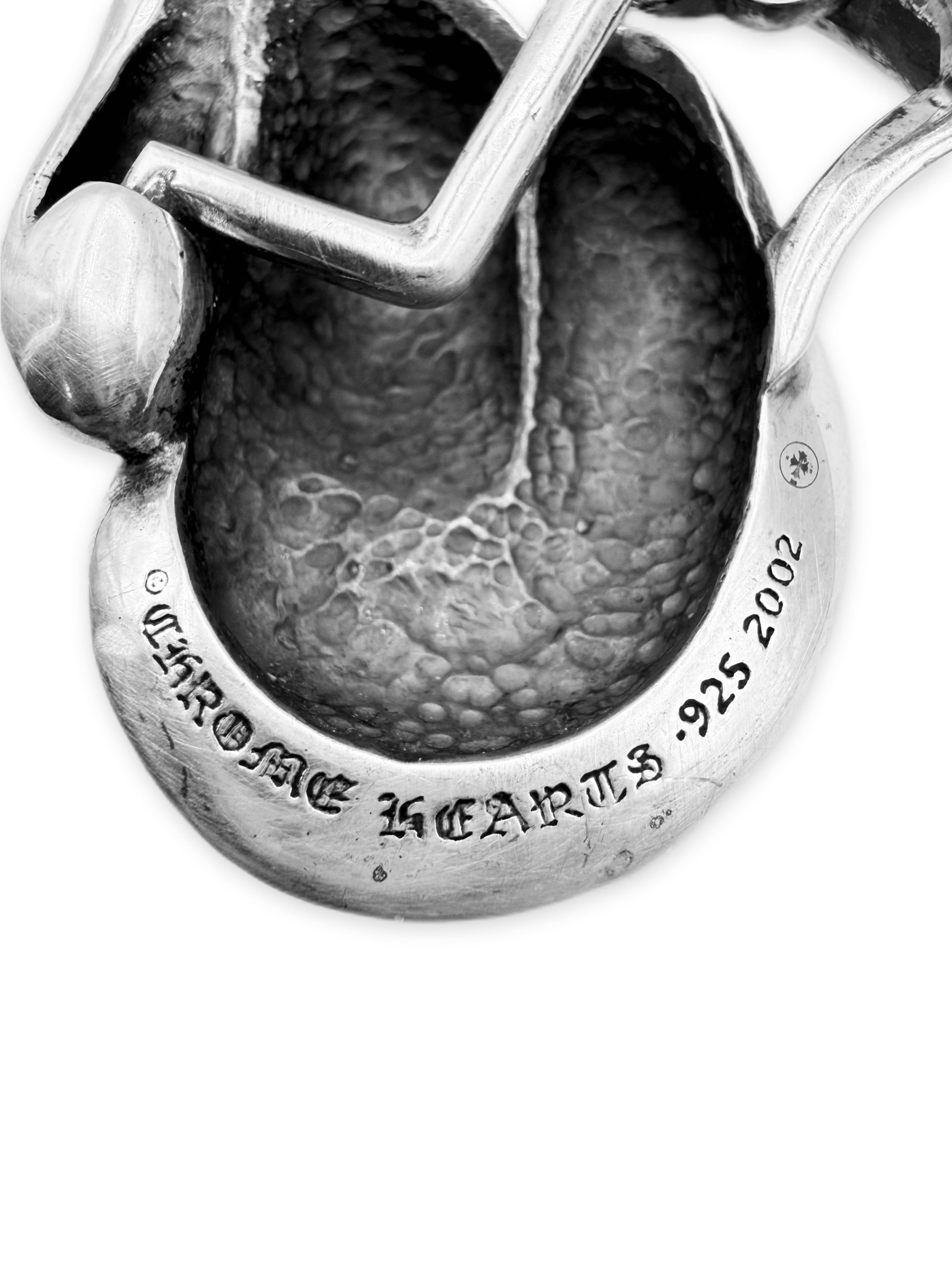 Chrome Hearts  ‘Tongue & Lips’ Rolling Stones .925 Silver Belt Buckle