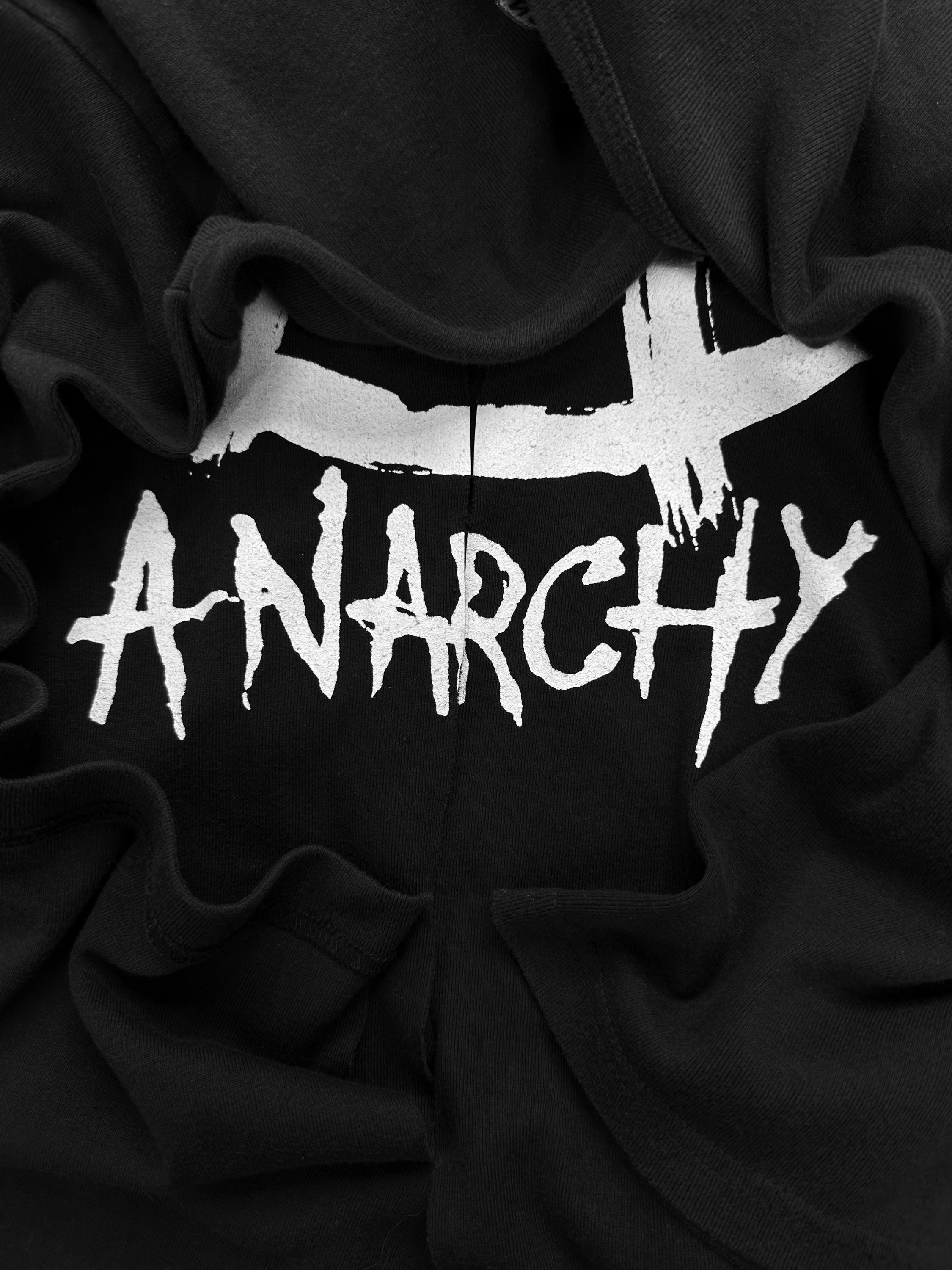 AW98 Raf Simons ‘Anarchy’ Motif Radioactivity Split T-Shirt