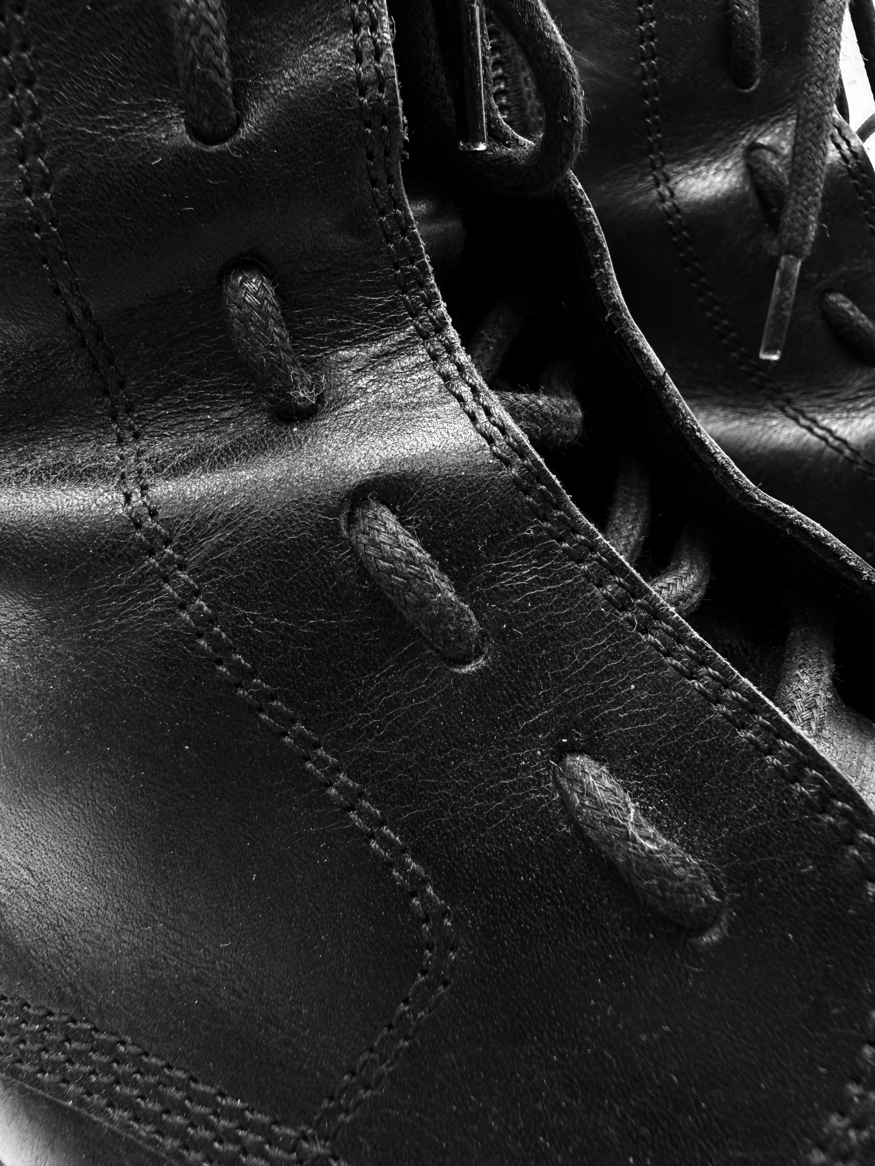 Ann Demeulemeester Hi-top Black Lace Combat Boots
