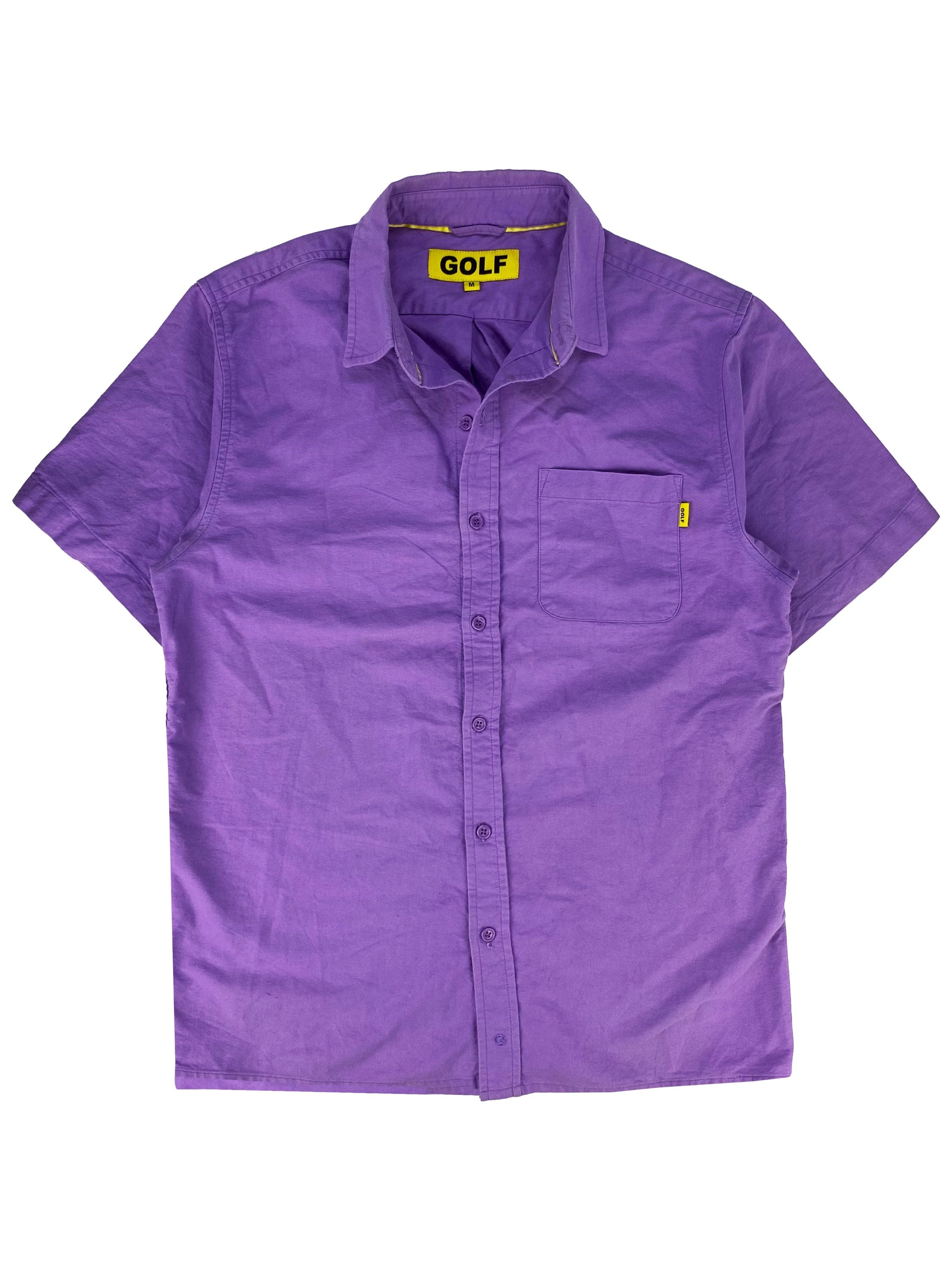 GOLF Wang Embroidered ‘G’ Logo Lilac Shortsleeve Shirt