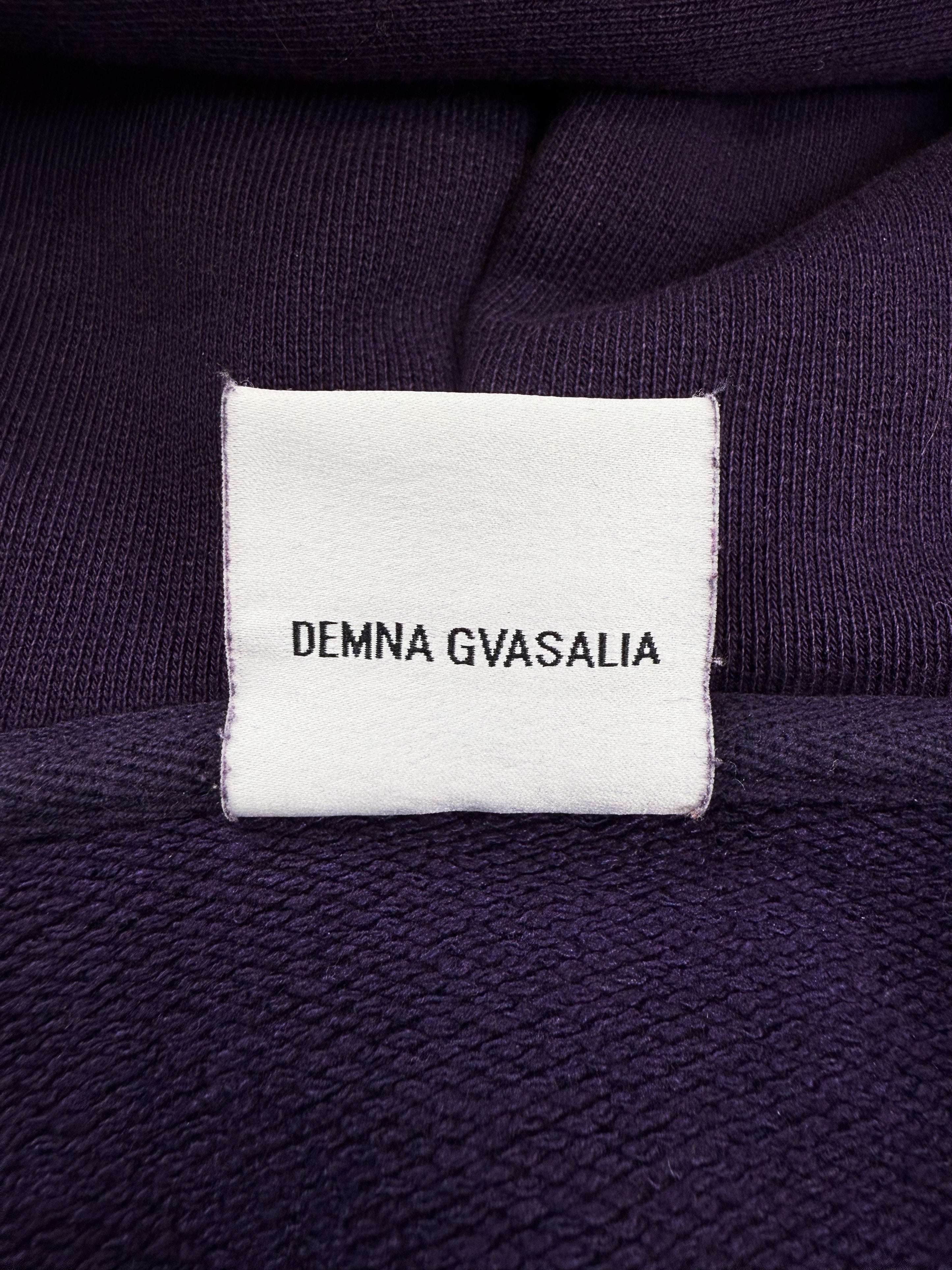 AW16 Vetements Homme ‘Sexual Fantasies’ Purple 1/50 Zip-up Hoodie