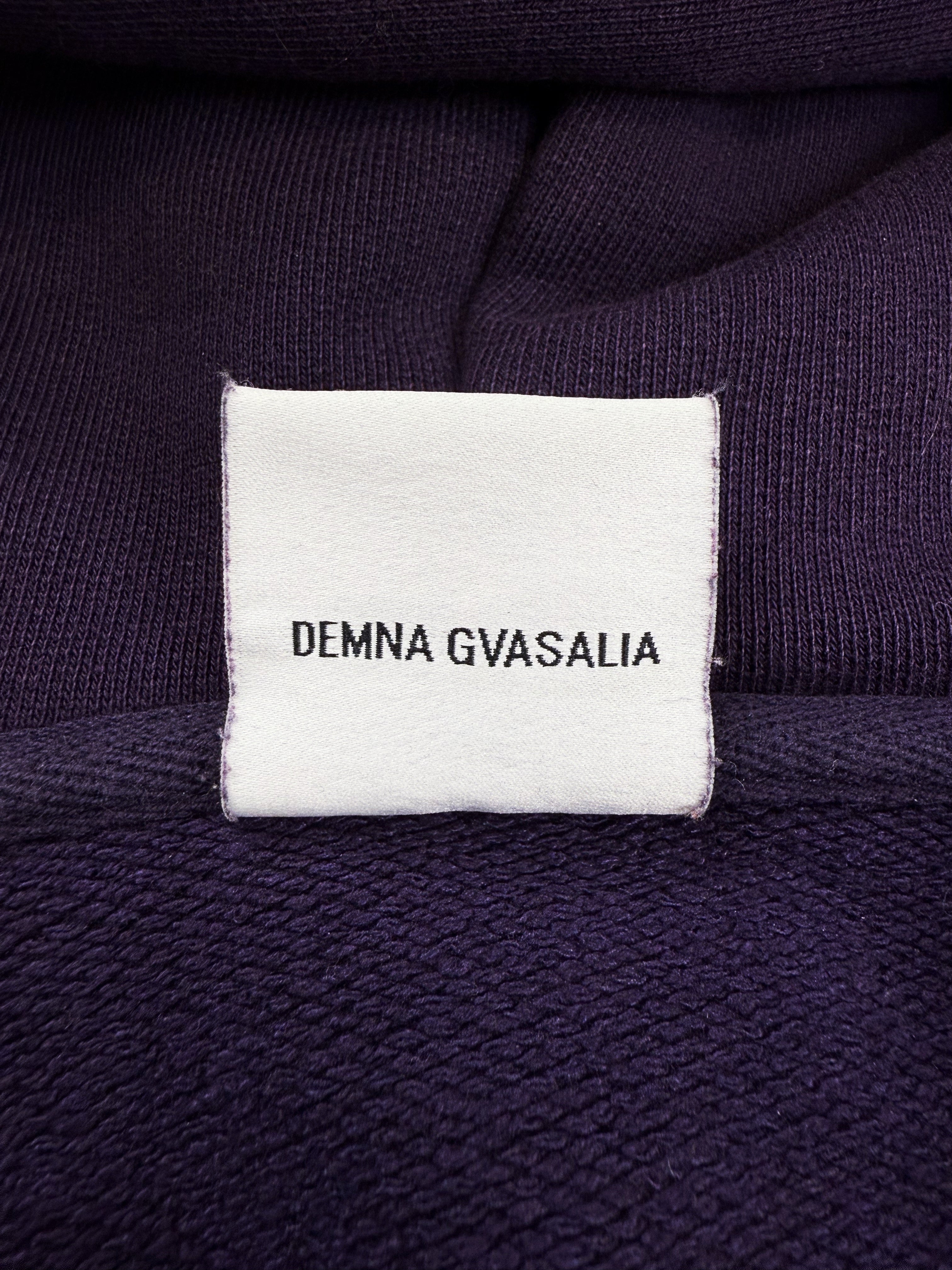 AW16 Vetements Homme ‘Sexual Fantasies’ Purple 1/50 Zip-up Hoodie