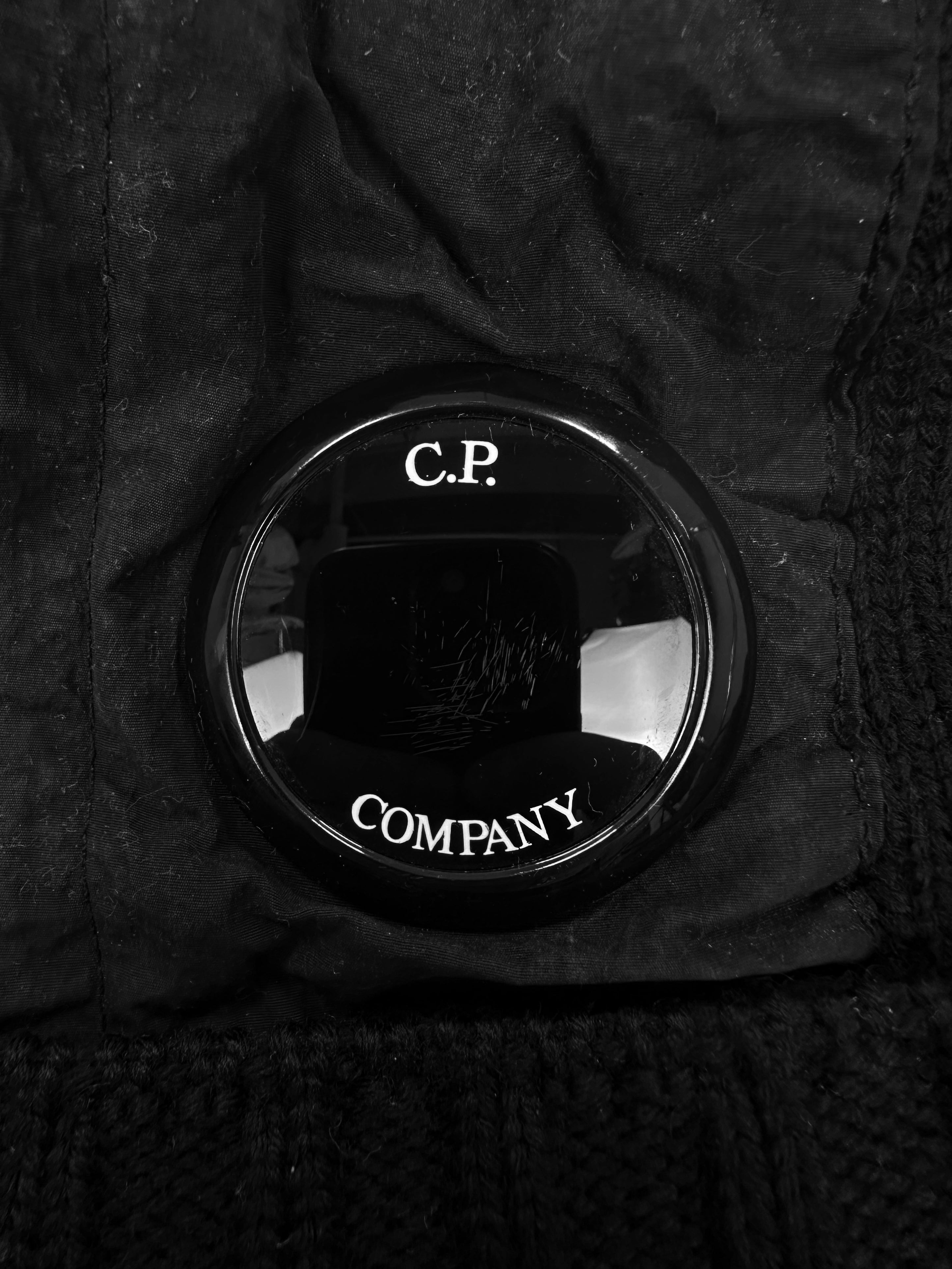C.P. Company Black Knitted ‘Goggle’ Beanie