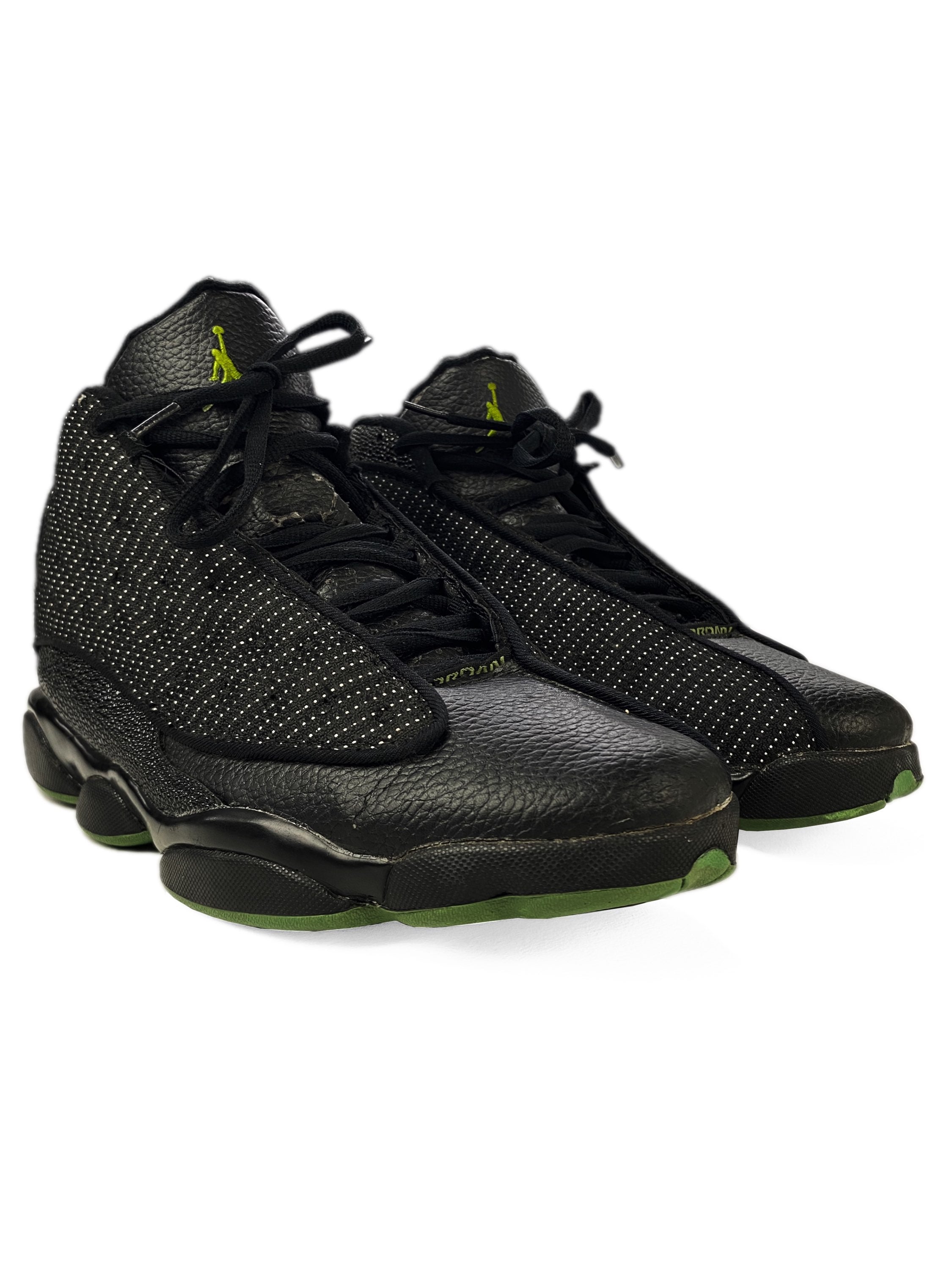 2010 Jordan 13 Retro ‘Altitude’ Black Hi-top Leather Sneakers