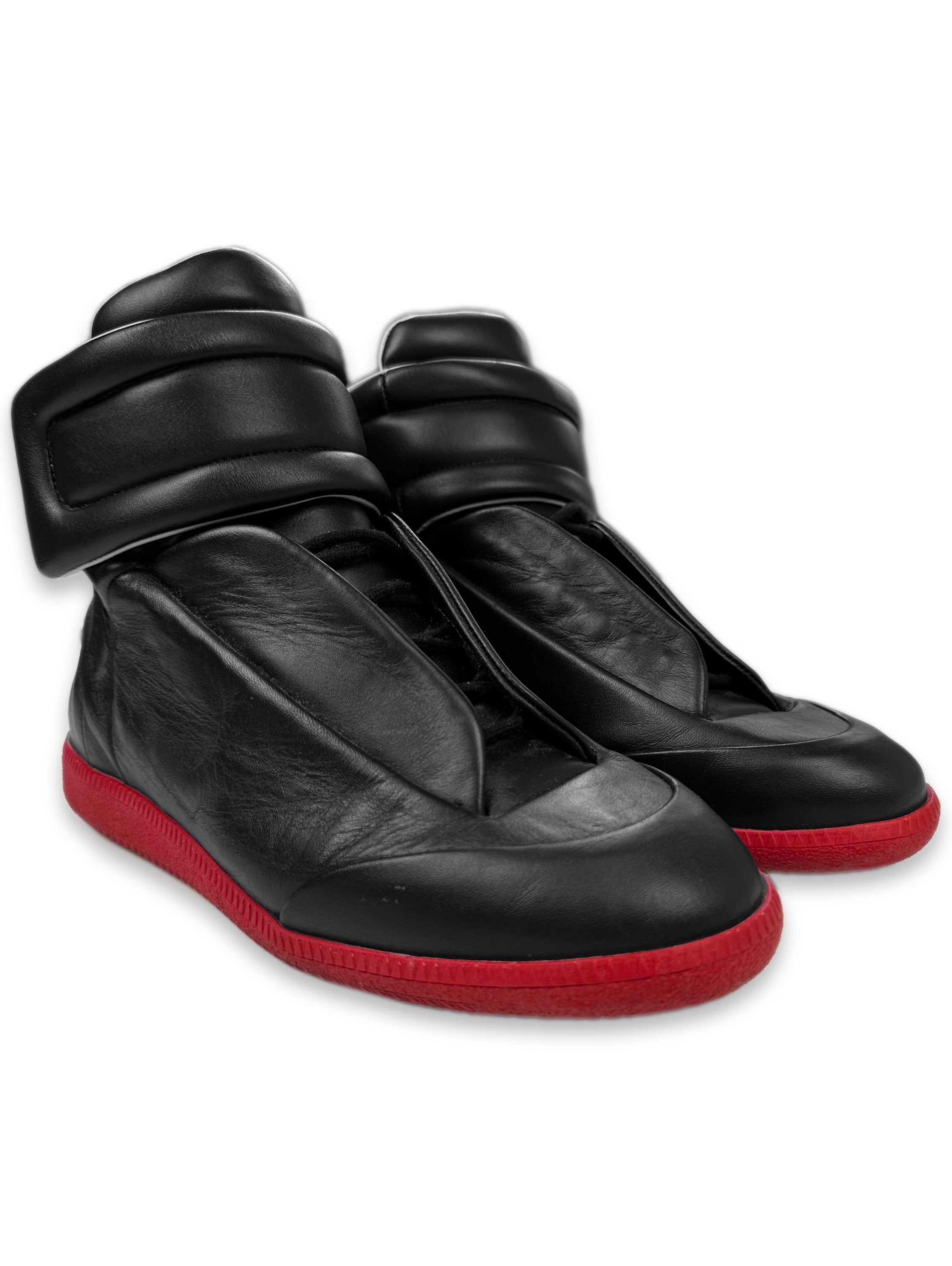 Maison Margiela Black Leather Future High-top Sneakers