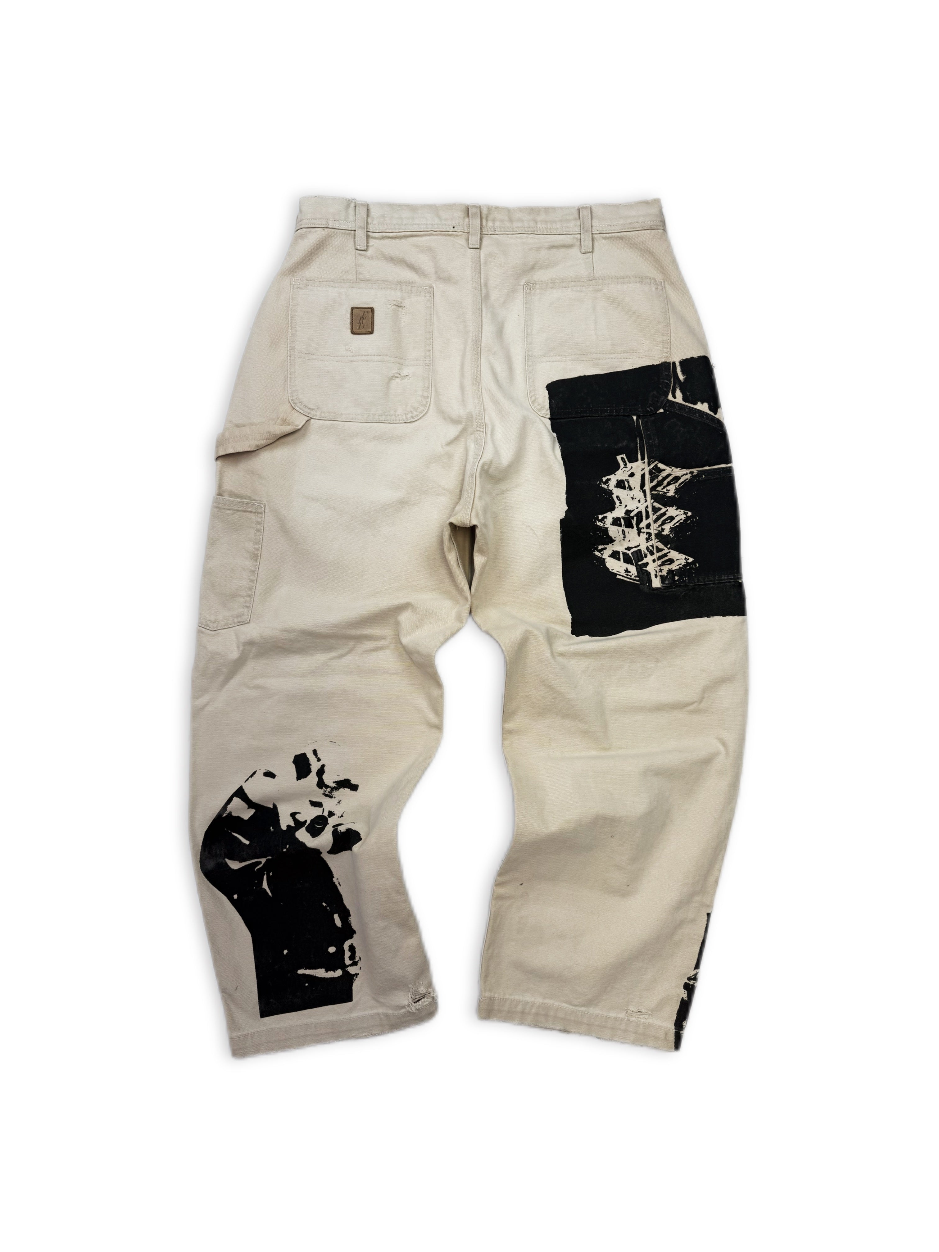 SS23 Enfants Riches Deprimes ‘Car Crash’ Distressed Carpenter Jeans