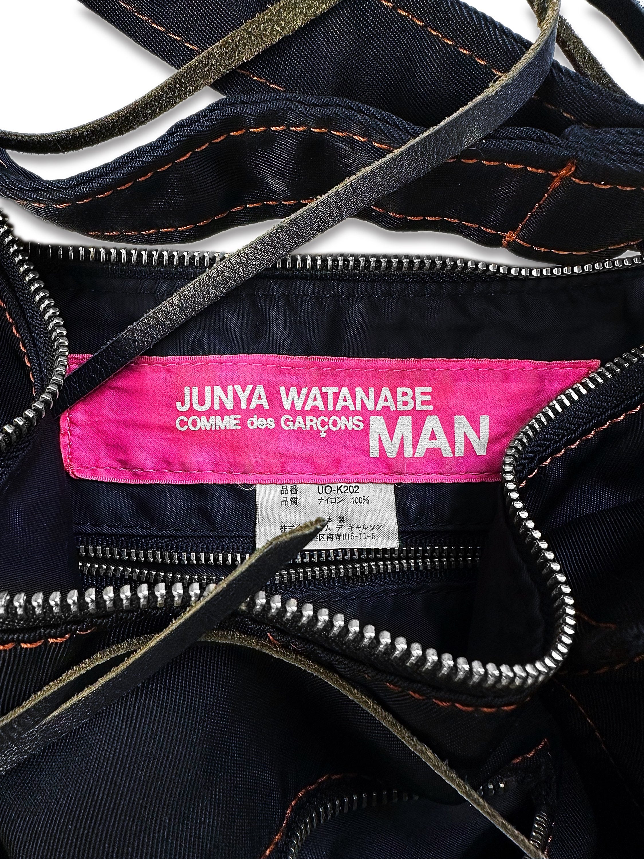 SS05 Junya Watanabe Multi Pocket ‘Cargo’ Sling Shoulder Bag