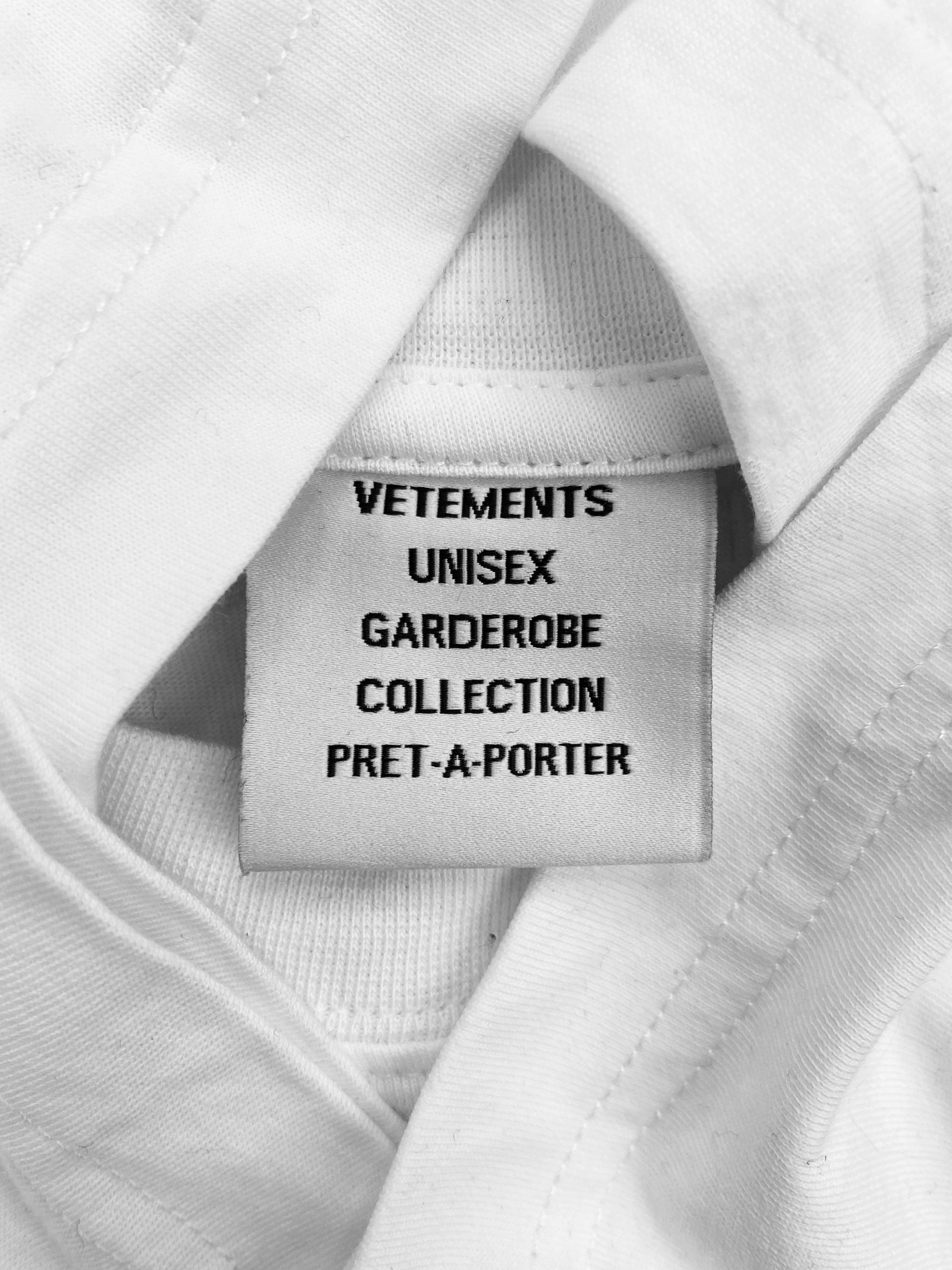 FW21 Vetements ‘Think While It’s Legal’ Slogan Graphic T-Shirt