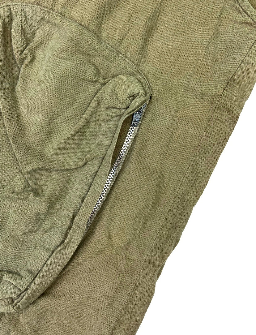 SS00 Helmut Lang Aviation Flight Cargo Khaki Shorts