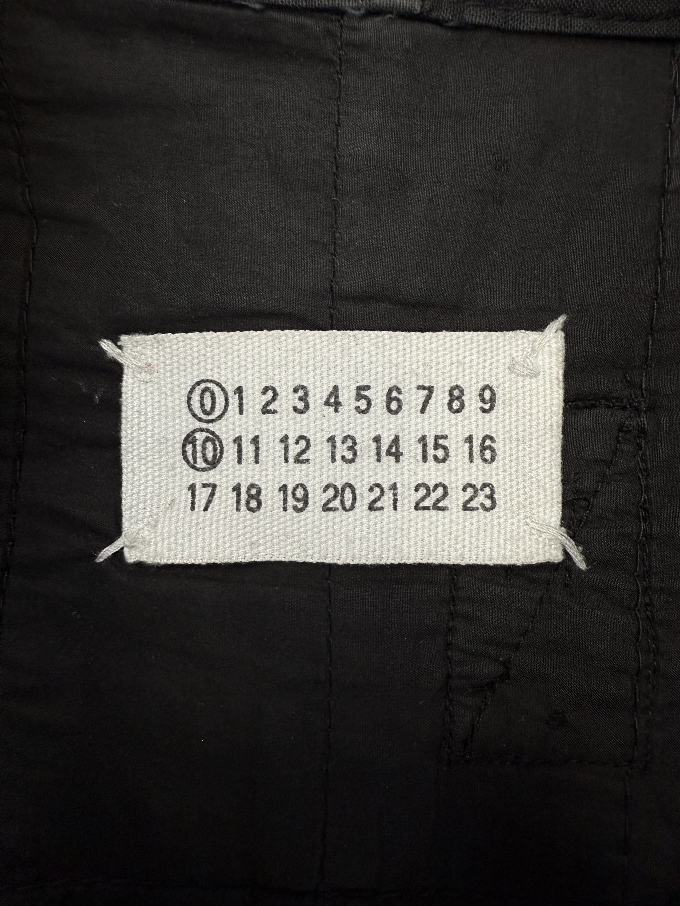 SS01 Maison Margiela 0 Artisanal Cargo Pocket Reconstructed Hunting Jacket