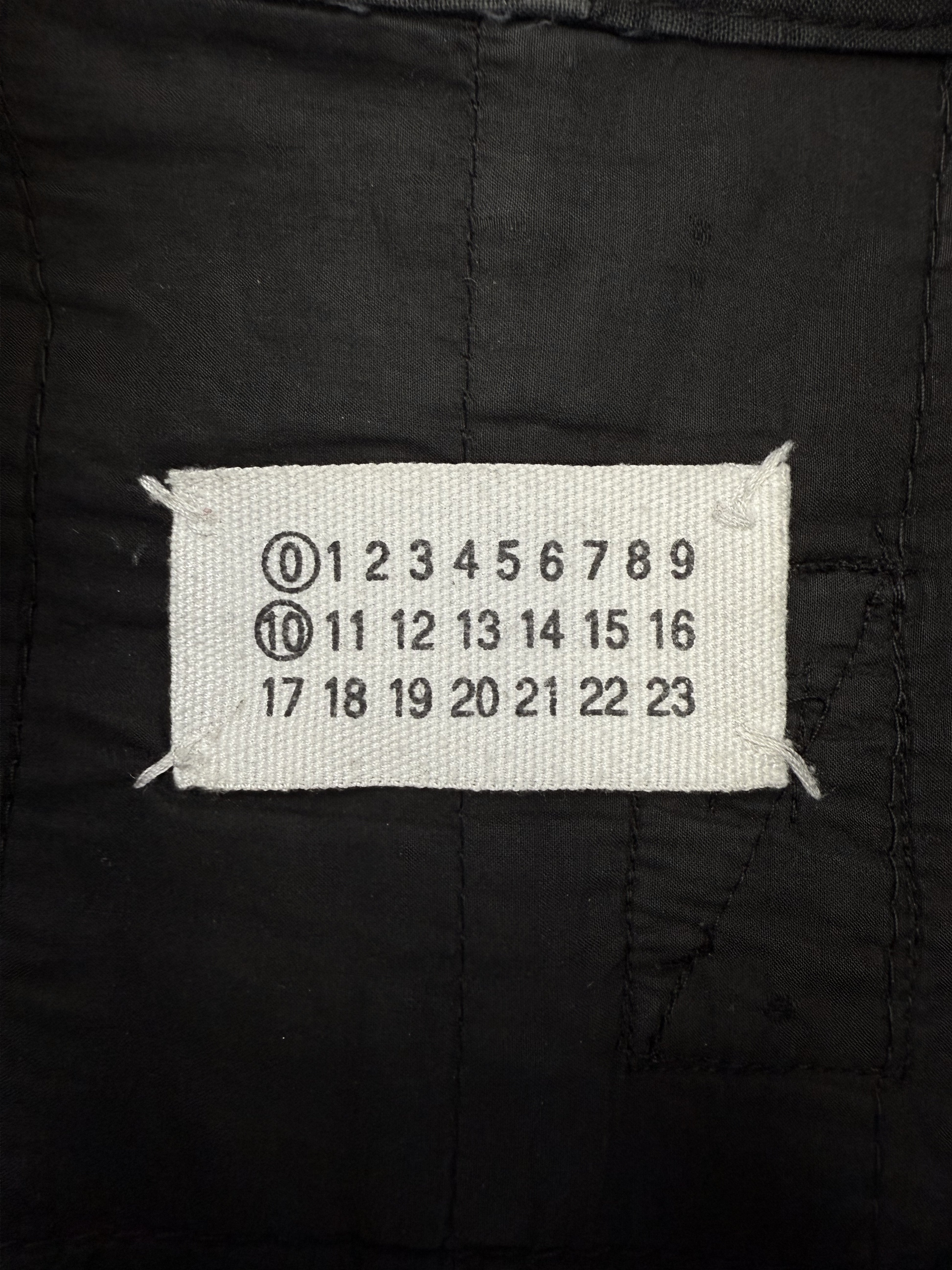 SS01 Maison Margiela 0 Artisanal Cargo Pocket Reconstructed Hunting Jacket