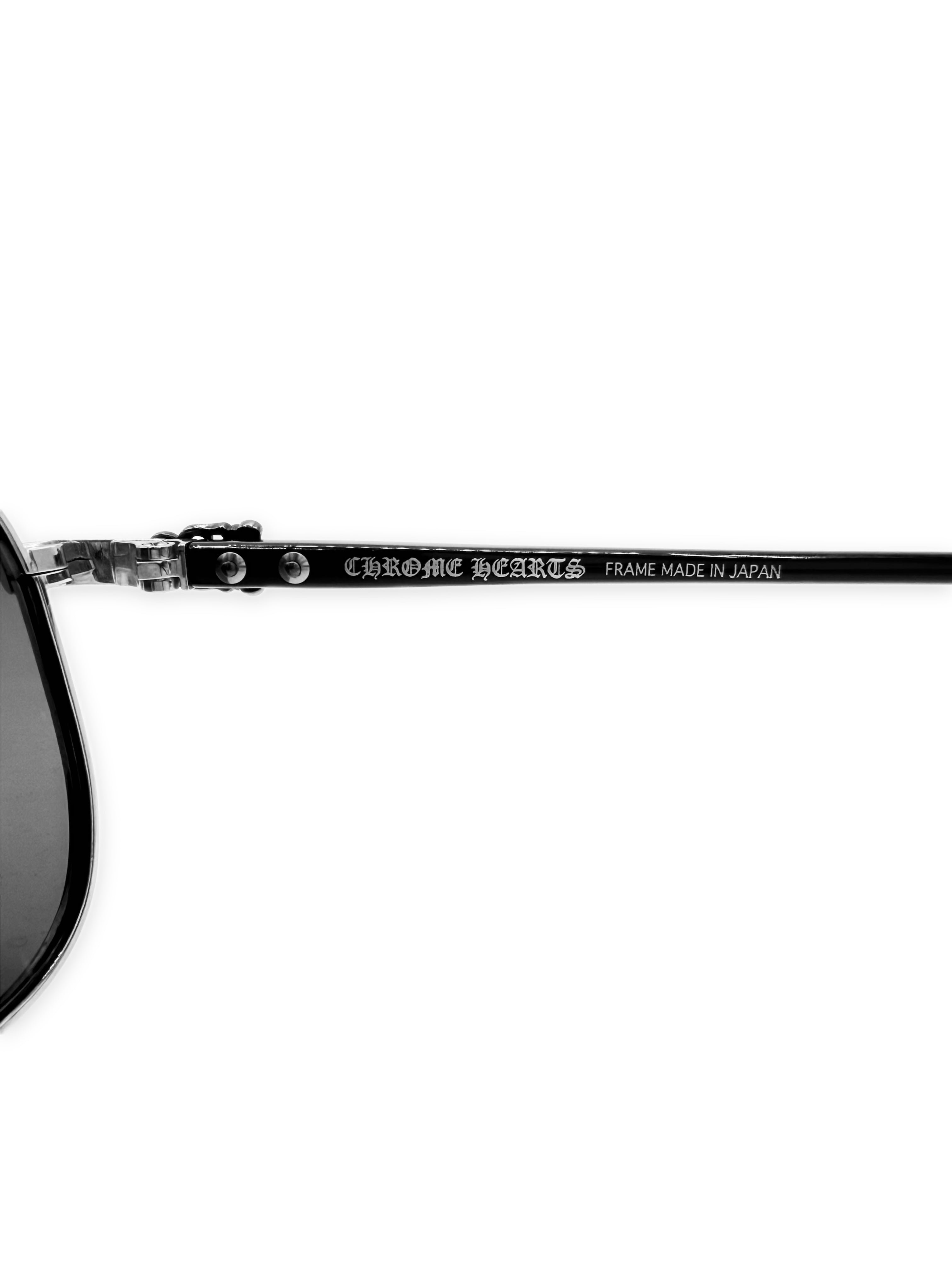 Chrome Hearts ‘Pork Sword’ .925 Silver Dagger Aviator Sunglasses