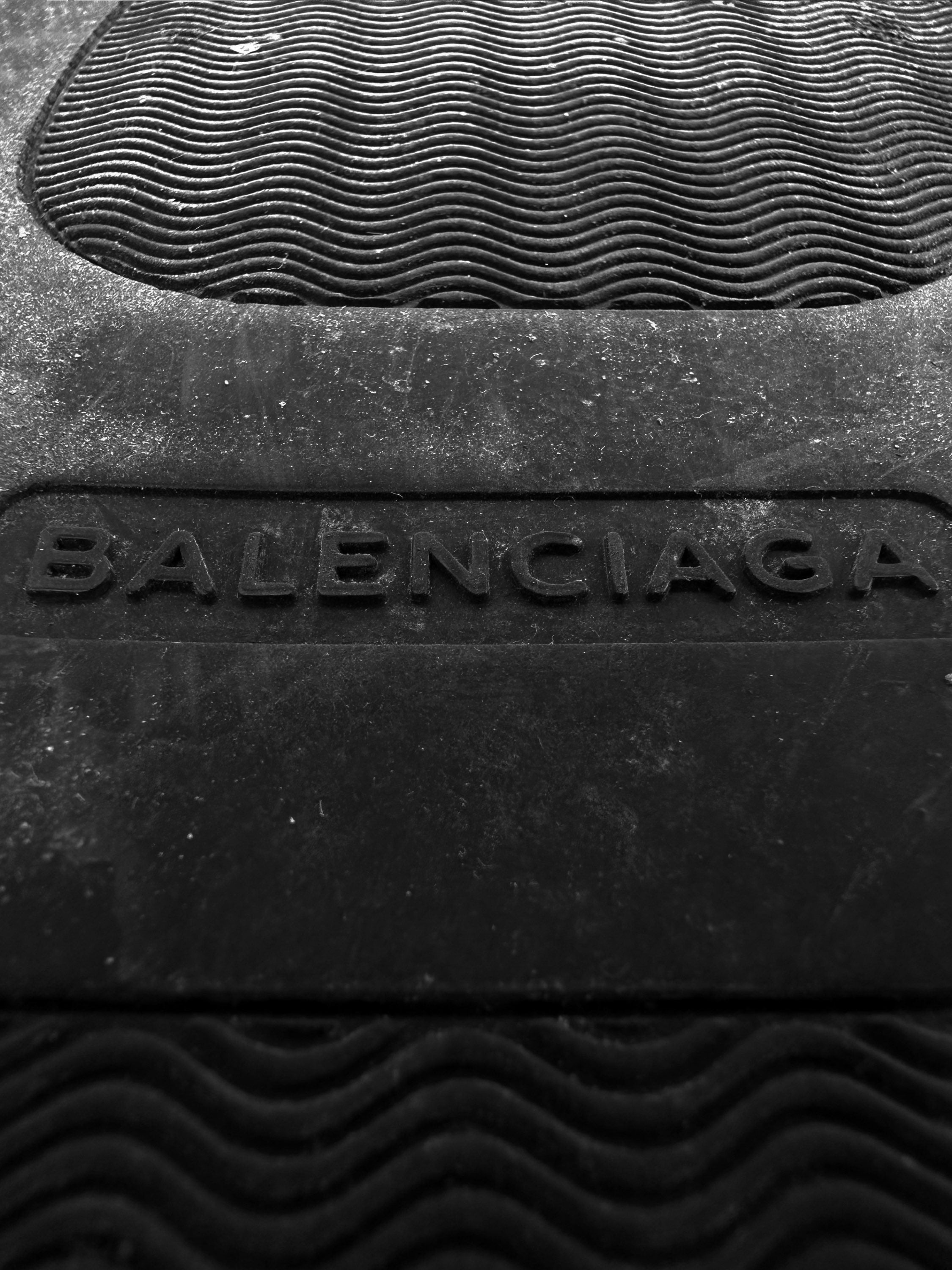 2012 Balenciaga ‘Arena’ Black Leather Blistered Low-top Sneakers