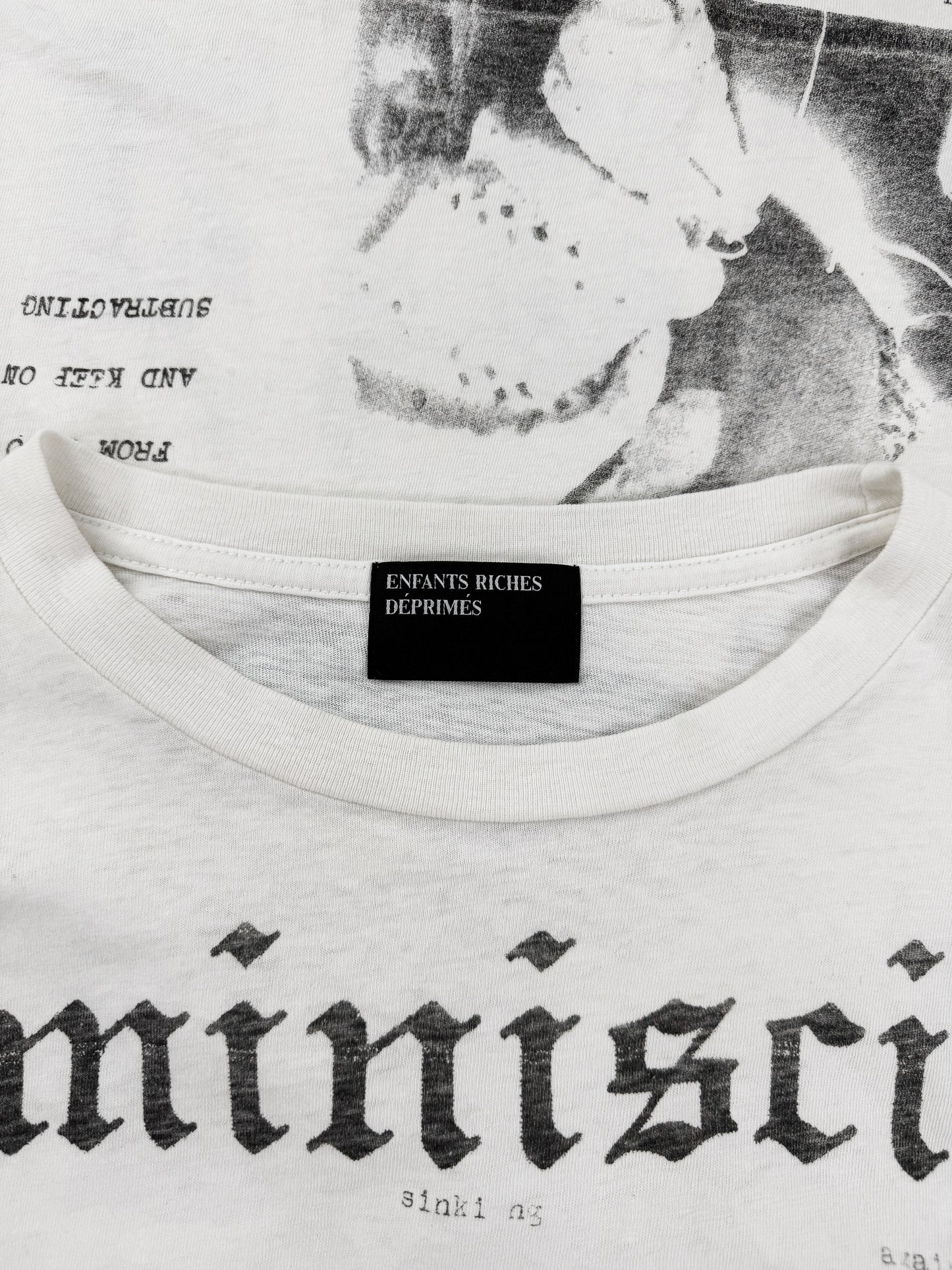 Enfants Riches Deprimes ‘Reminiscing’ White Graphic T-Shirt