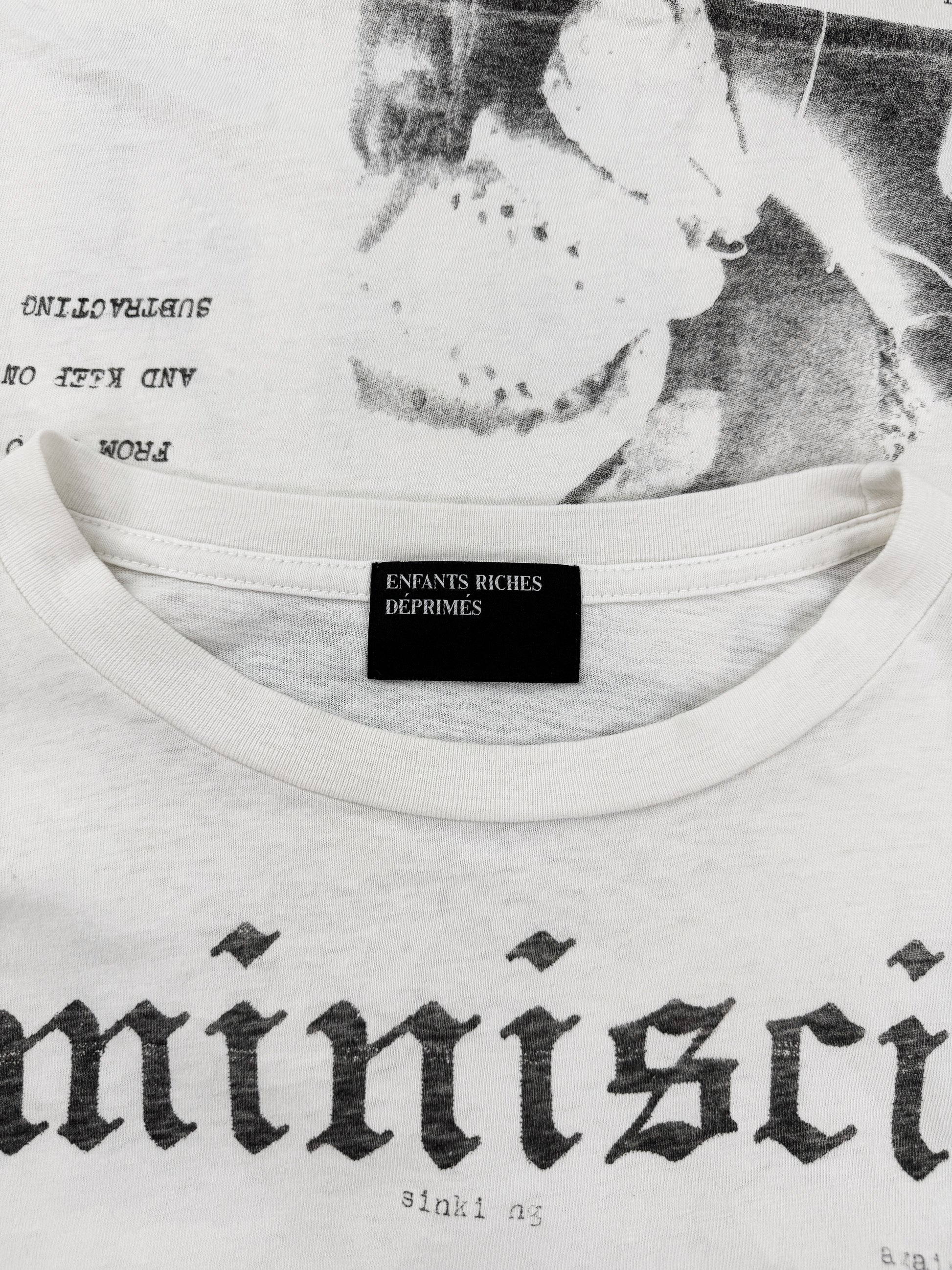 Enfants Riches Deprimes ‘Reminiscing’ White Graphic T-Shirt