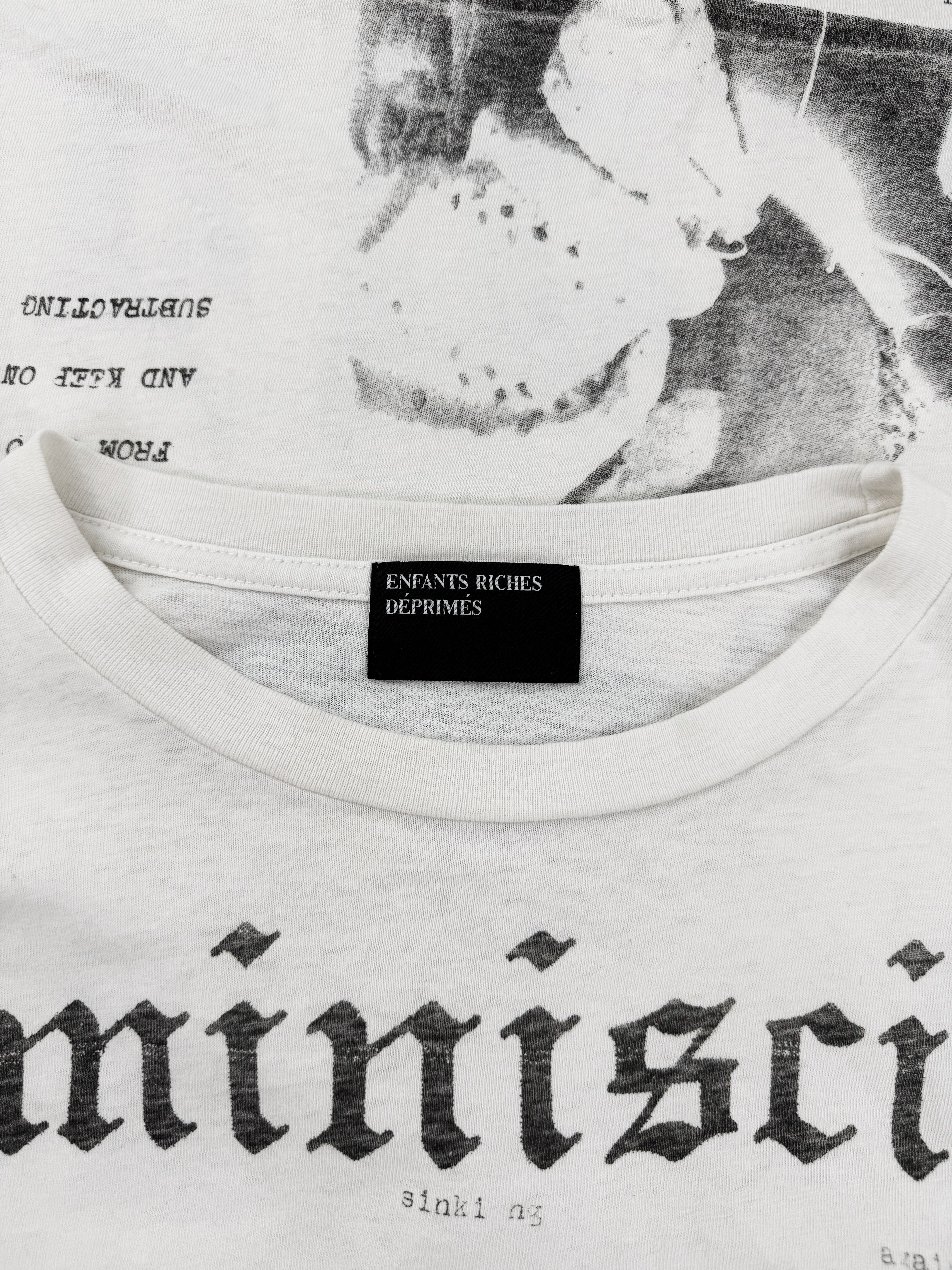 Enfants Riches Deprimes ‘Reminiscing’ White Graphic T-Shirt