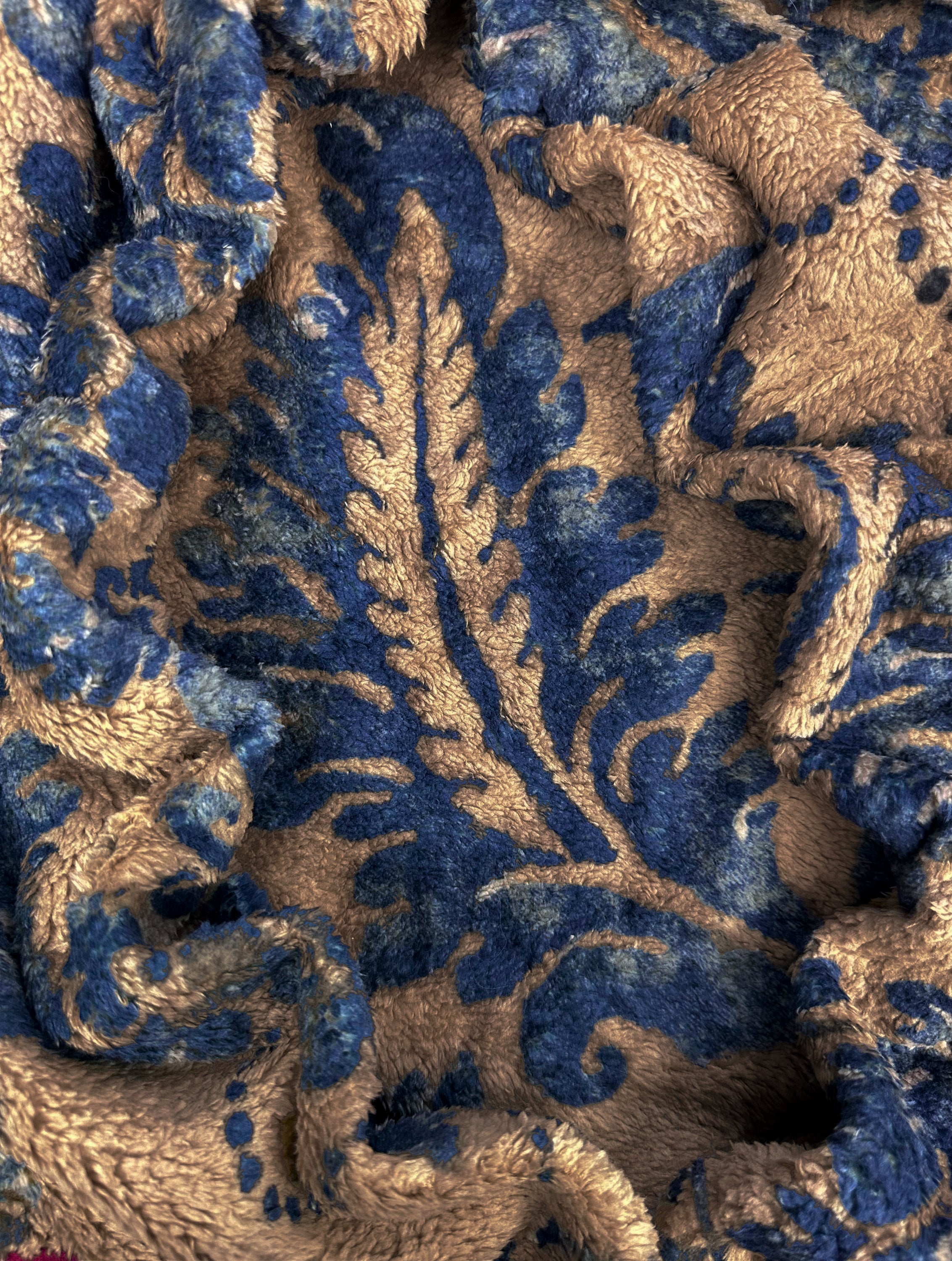 FW22 Kapital ‘Damask’ Botanical Full-zip Fleece Jacket