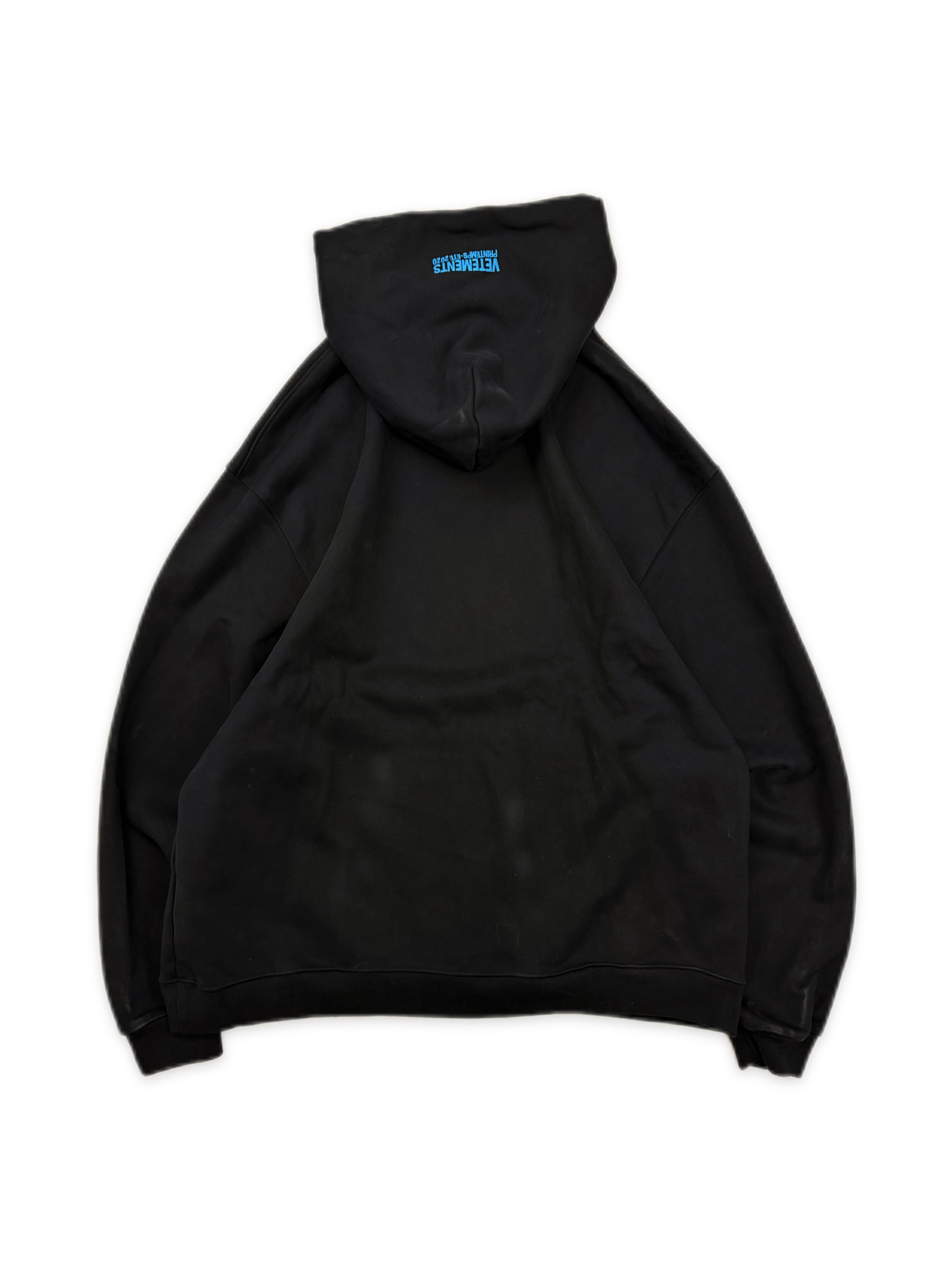 SS20 Vetements ‘Ecstasy’ Internet Explorer Black Hoodie