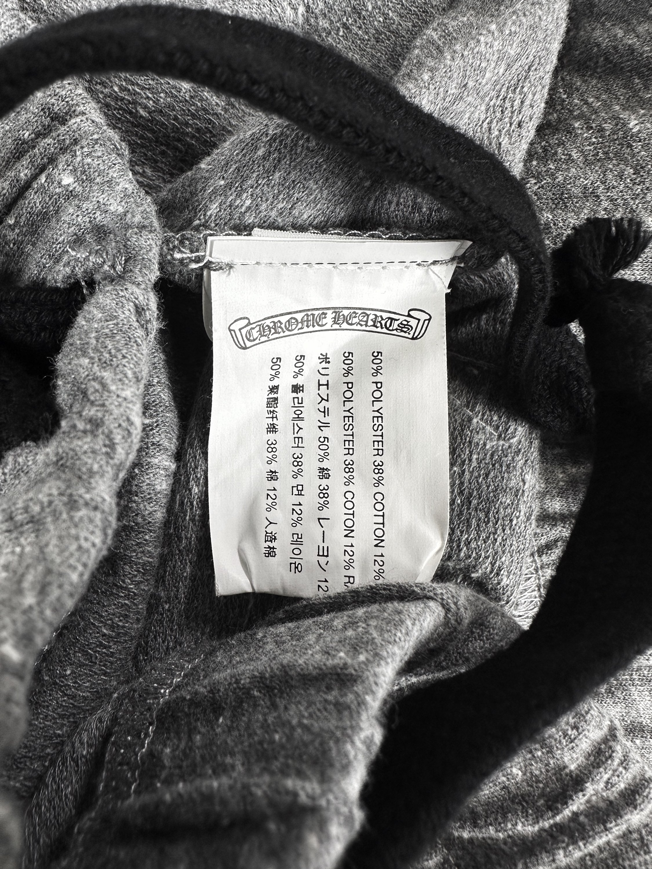 00s Chrome Hearts Heather Grey Drawstring Shorts
