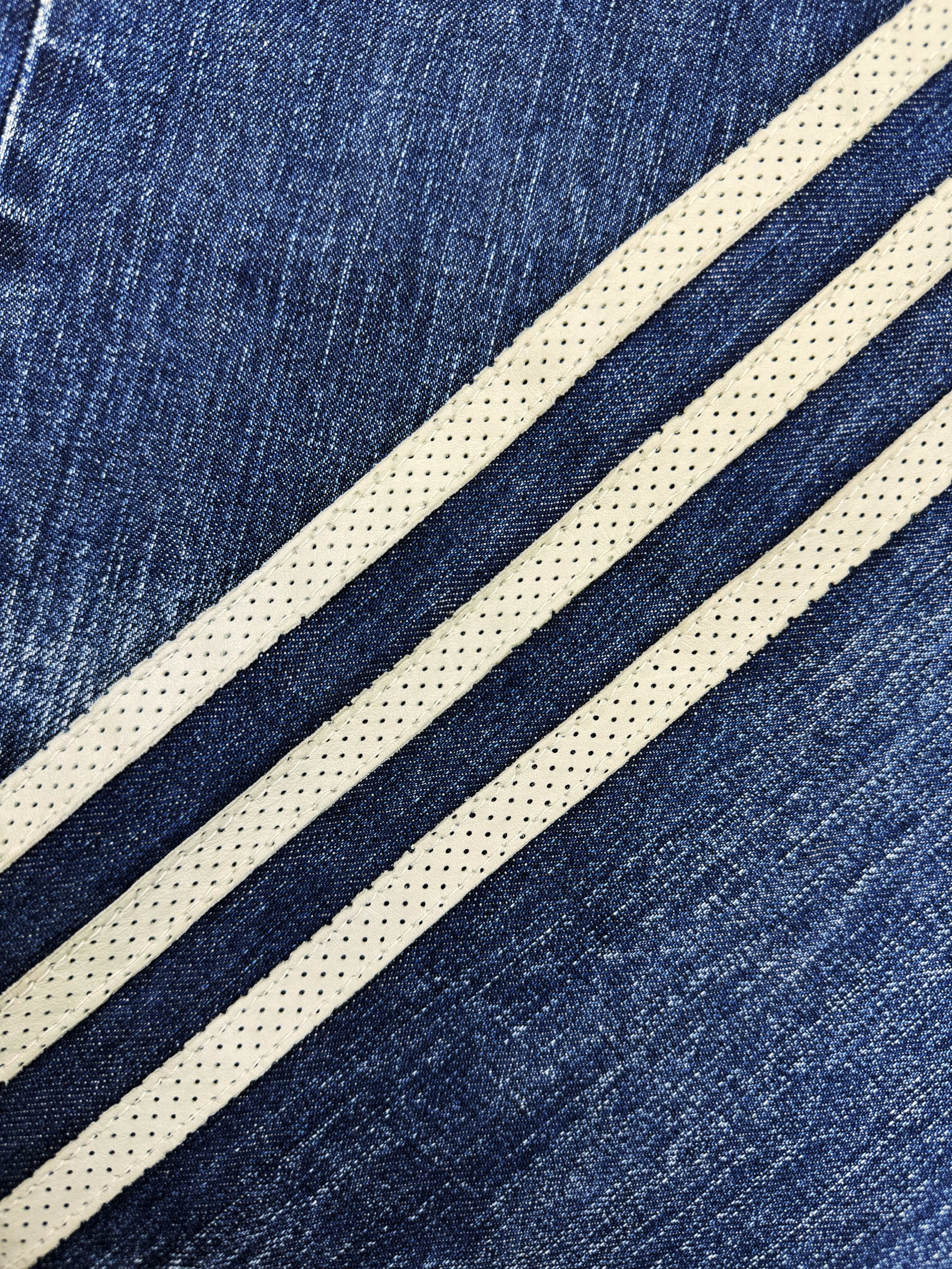 SS04 Yohji Yamamoto Y-3 x Adidas 100/100 Three Stripe Spotted Horse Denim