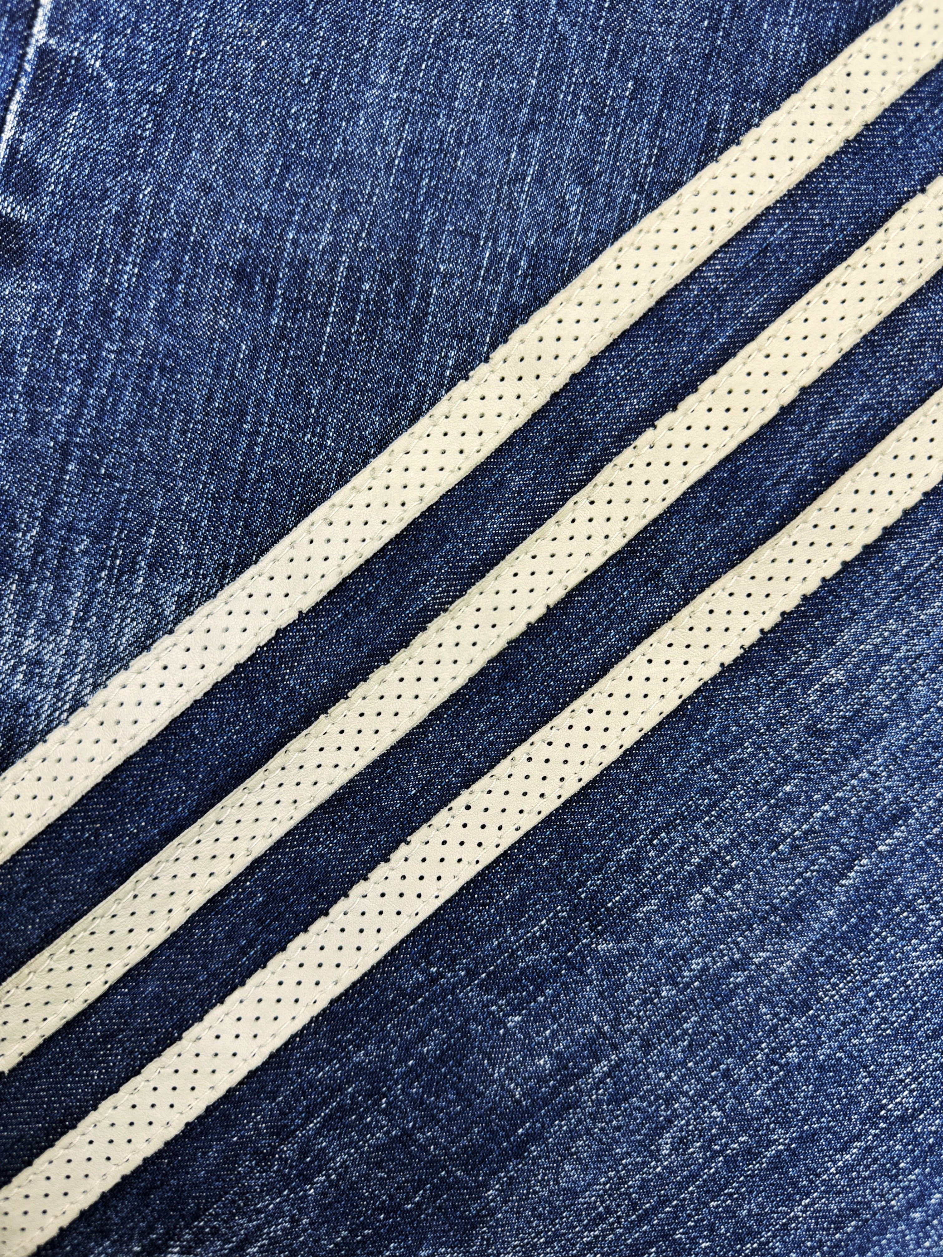 SS04 Yohji Yamamoto Y-3 x Adidas 100/100 Three Stripe Spotted Horse Denim