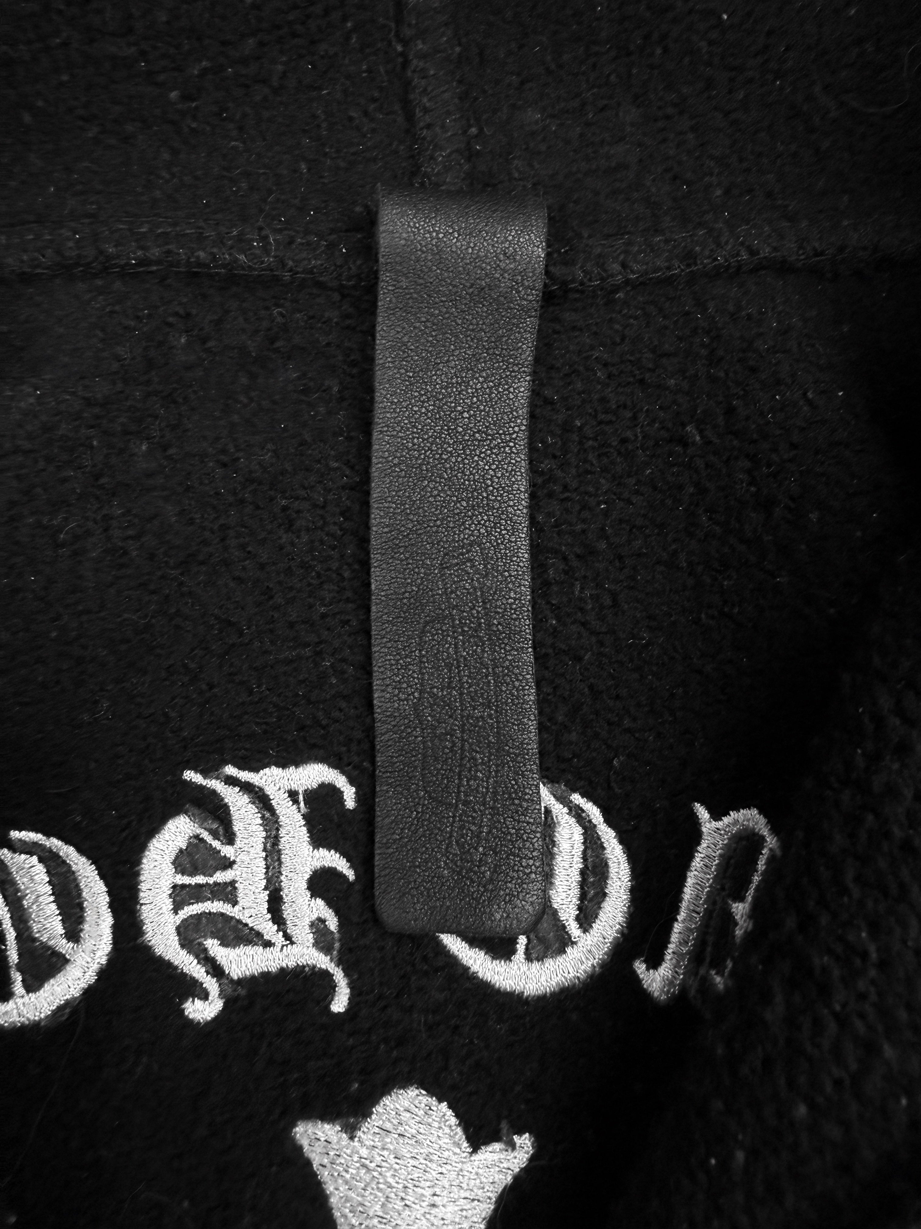 Chrome Hearts ‘Sailin On’ Cemetery Triple Cross Thermal Zip Up Hoodie