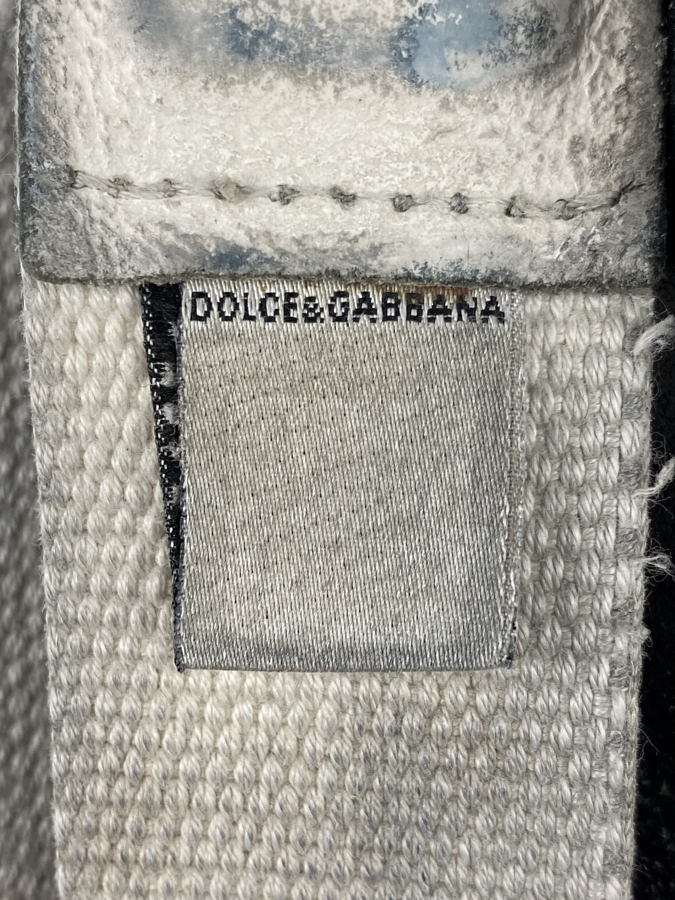 00s Dolce & Gabbana Double Layered Multi Clasp Monogram Belt
