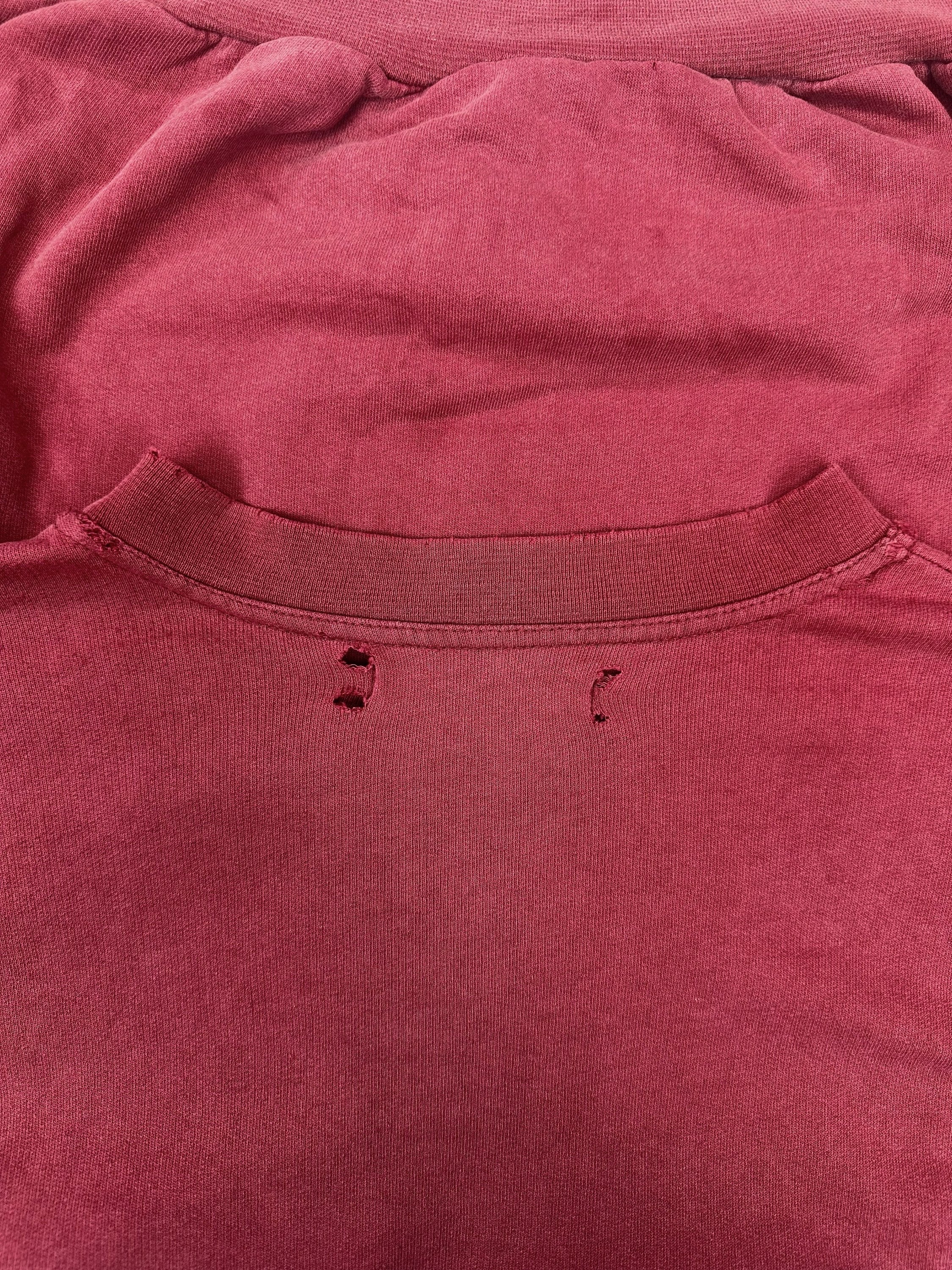 AW02 Raf Simons ‘Nebraska’ Red Collegiate Logo Crewneck