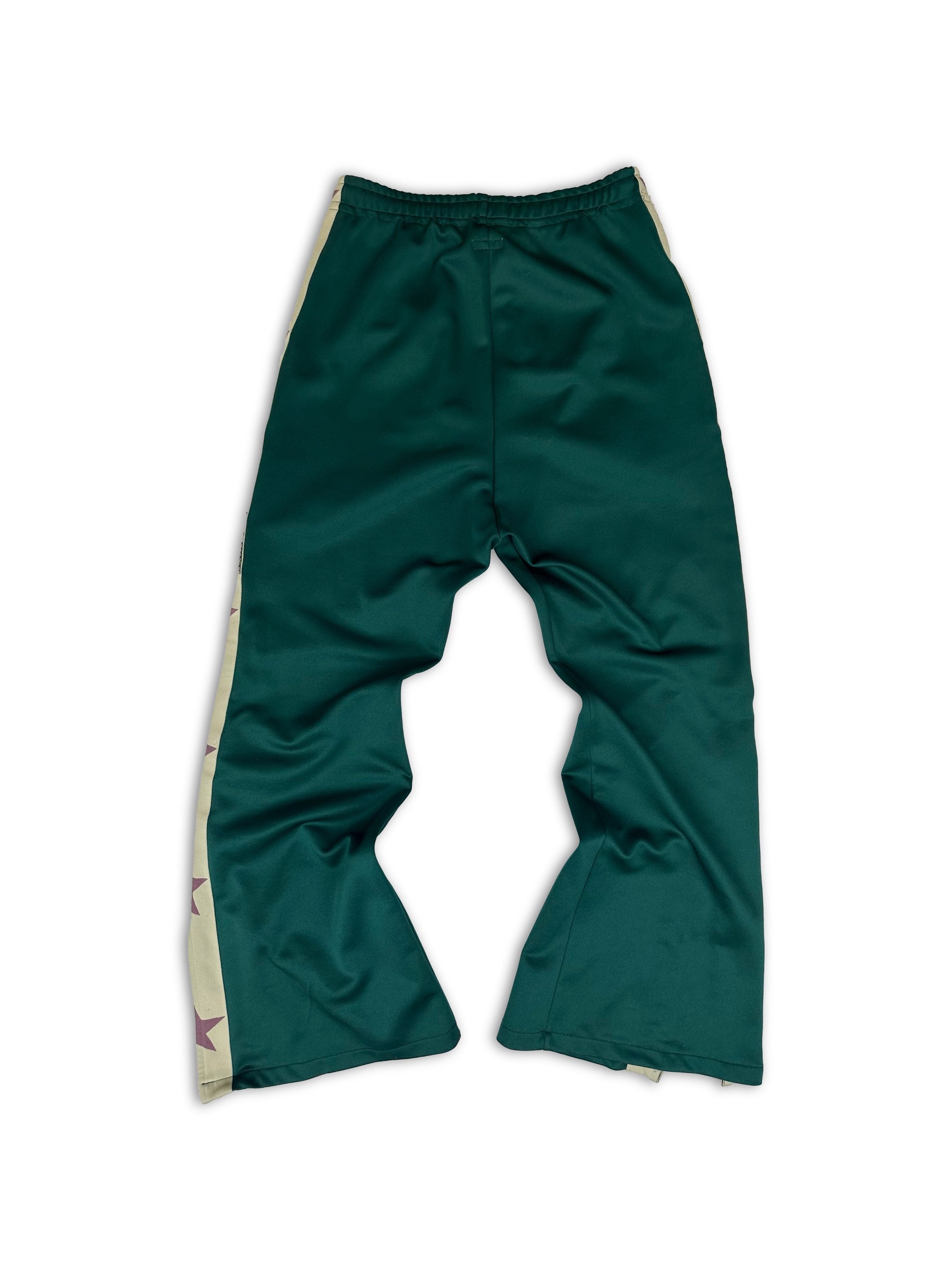 Kapital ‘Love & Peace’ Star Stripe Flared Cut Sweat Pants
