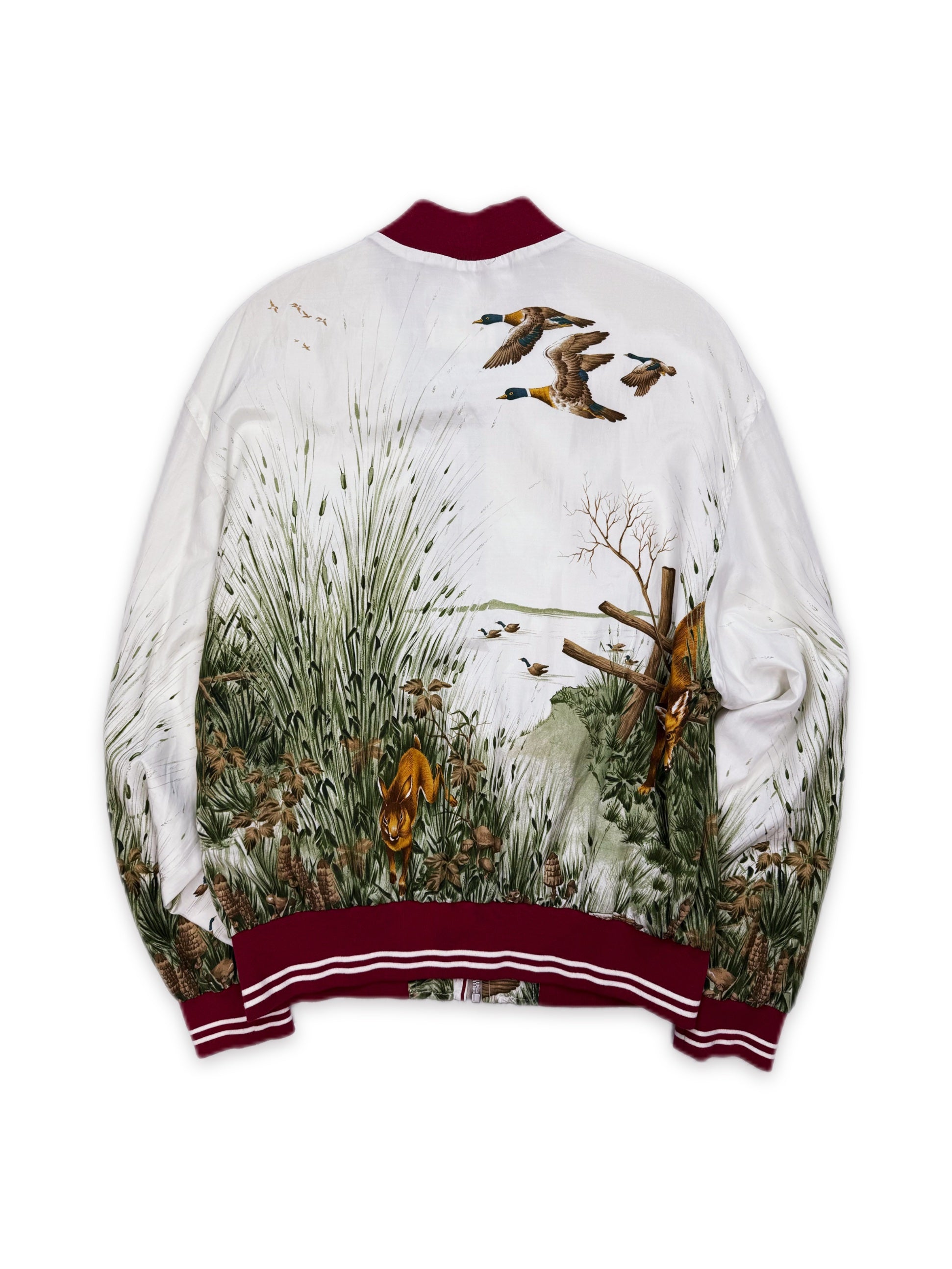 AW17 Maison Margiela ‘Fox’ Scene Silk Bomber Jacket
