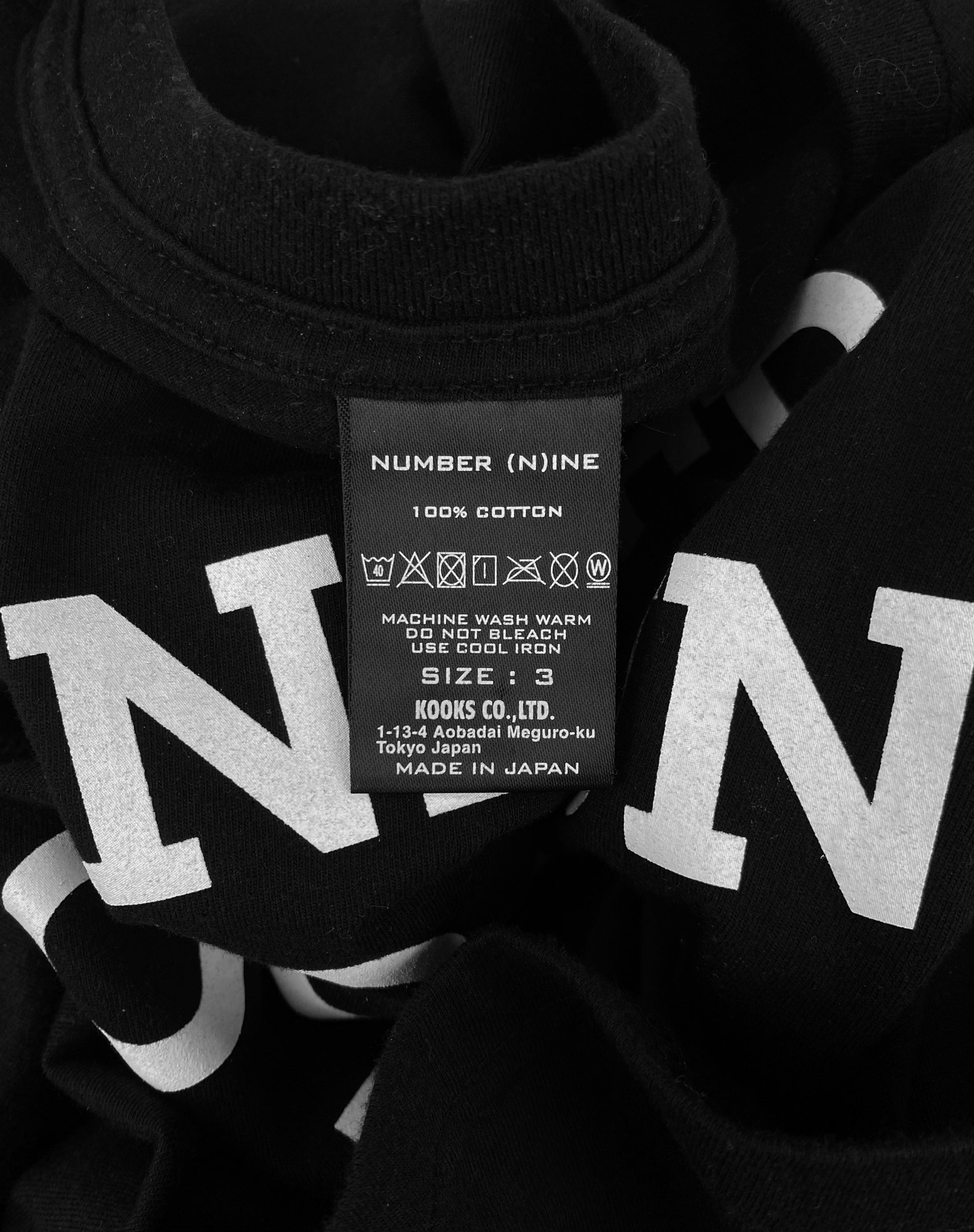 SS06 Number (N)ine ‘Young to Die’ Re-Edition Slogan T-Shirt