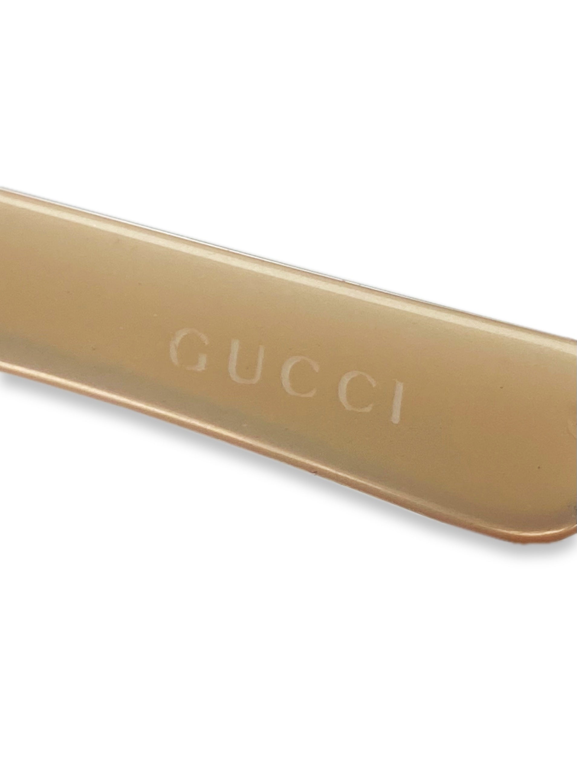 Gucci Horse Bit Gradient Logo Rounded Lens Sunglasses