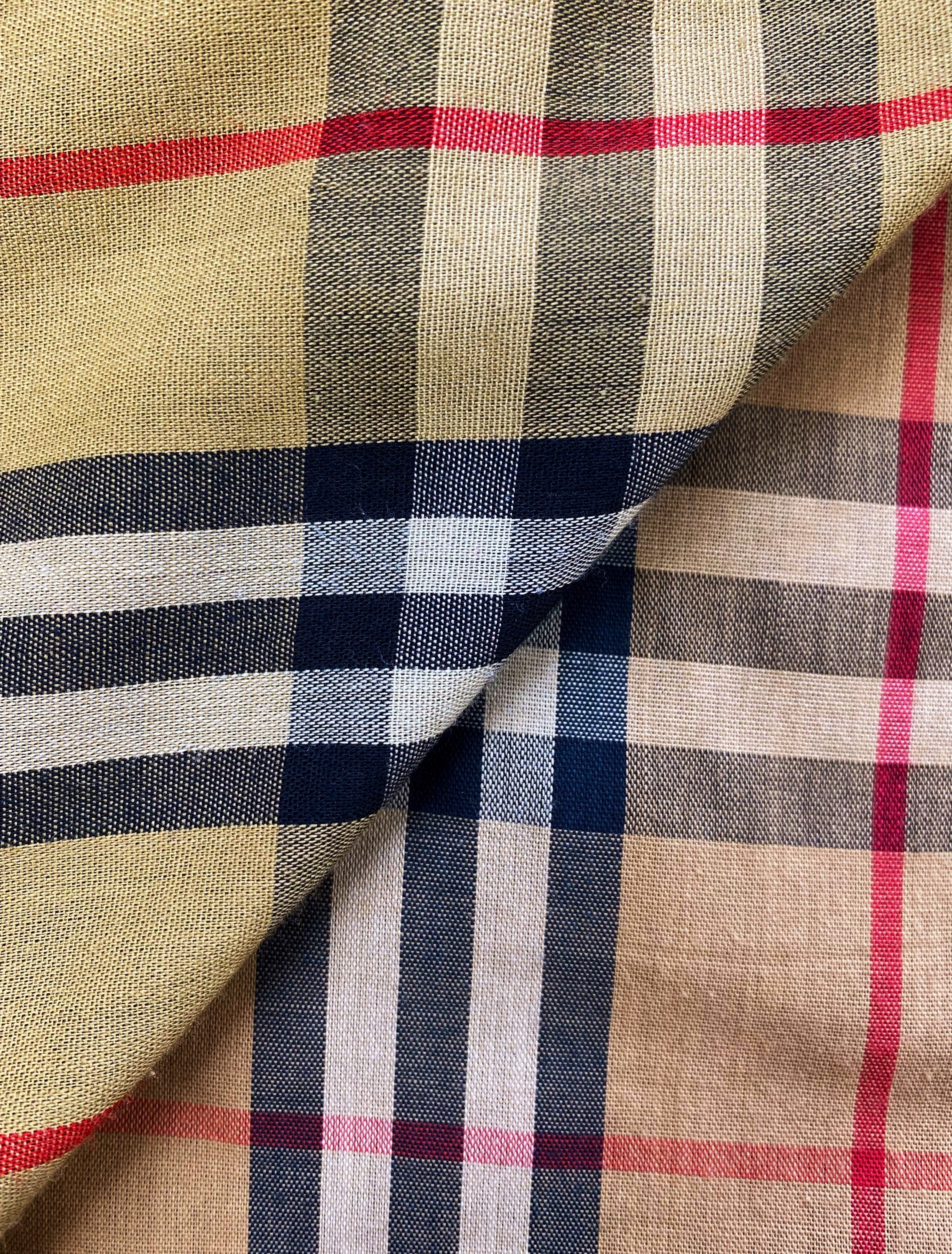 90’s Burberry Nova Check Monogram Welt Pocket Black Trench Coat