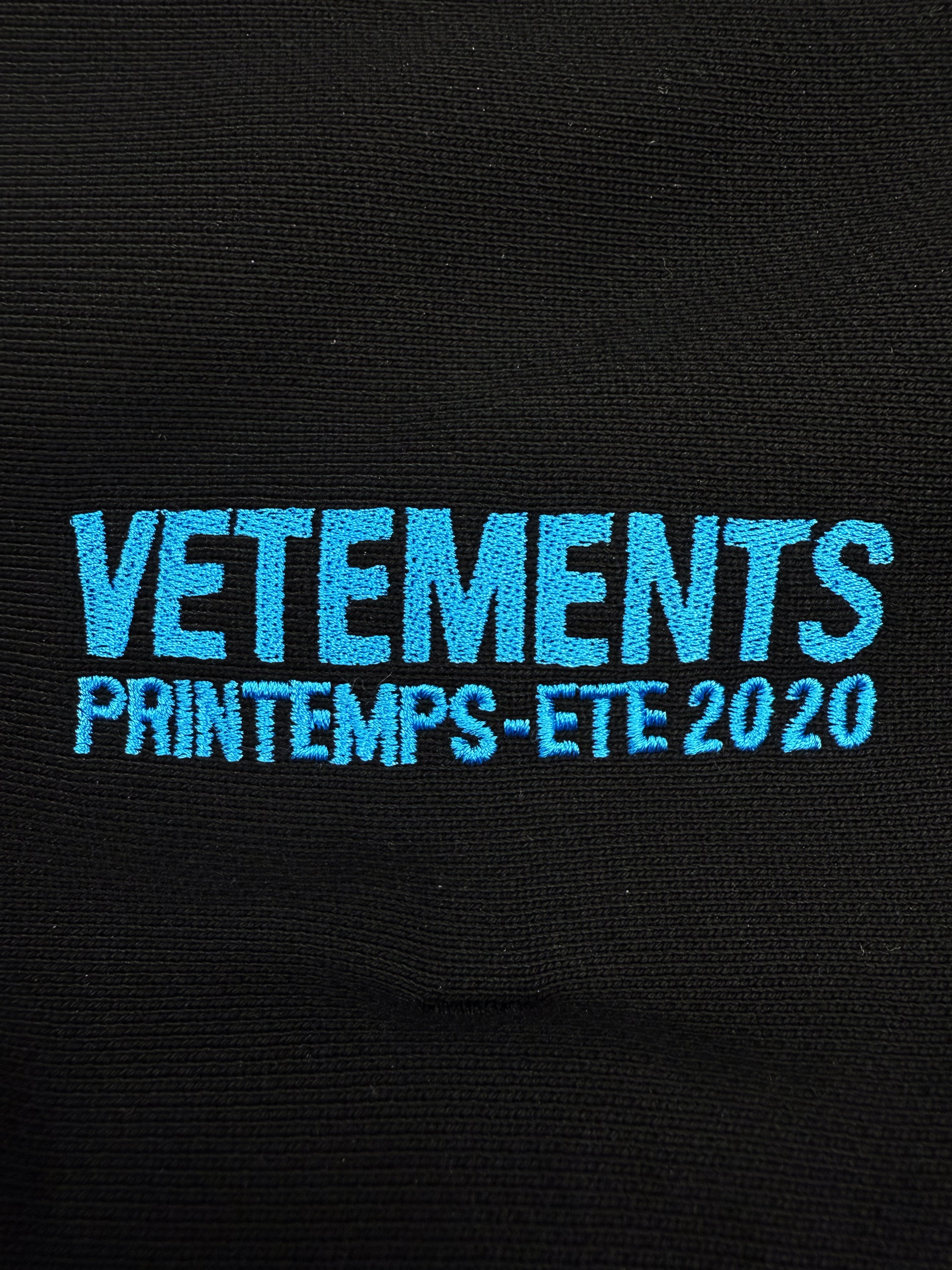 SS20 Vetements ‘Ecstasy’ Internet Explorer Black Hoodie