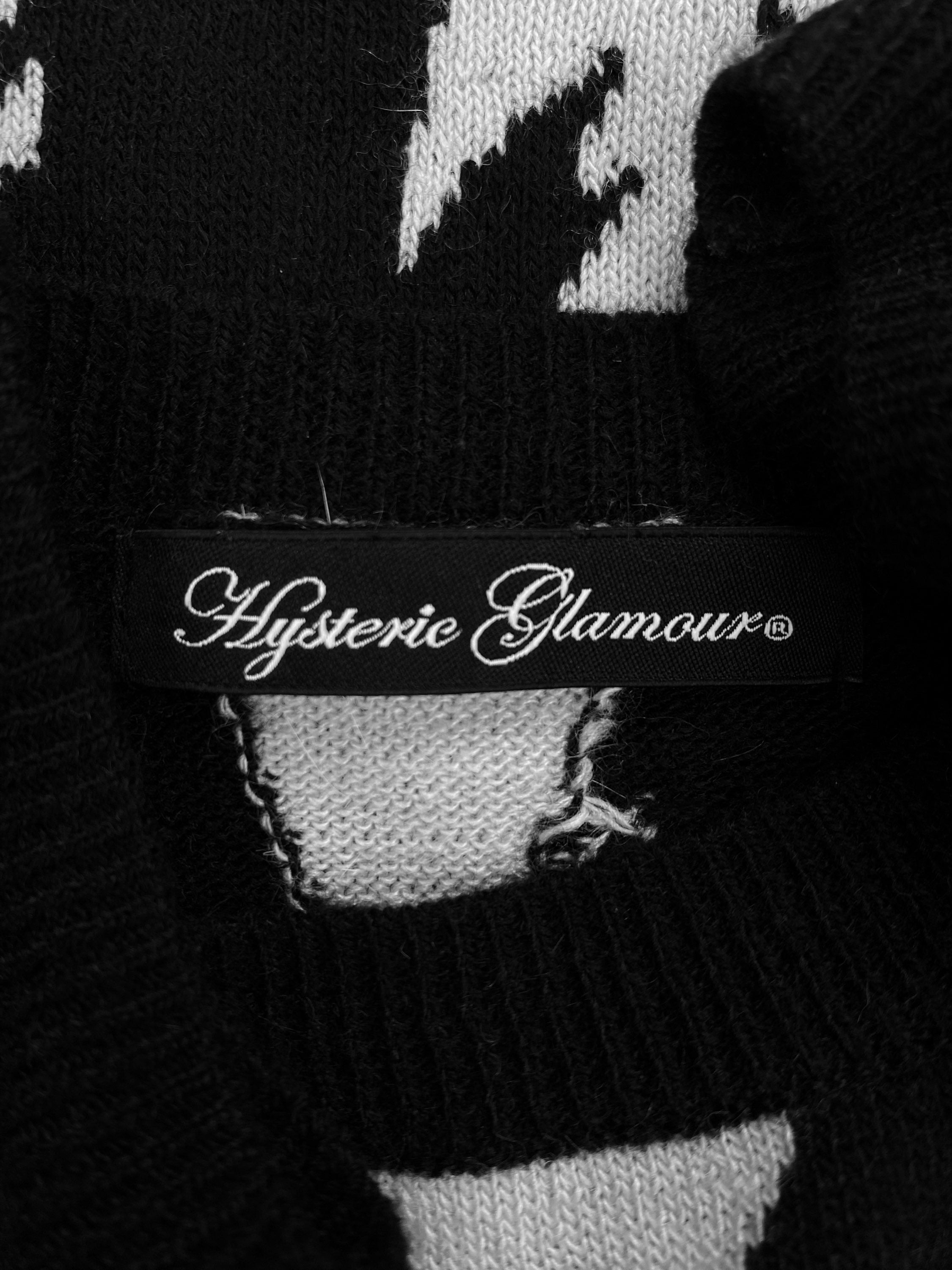 Hysteric Glmour ‘Skunk’ Graphic Knitted Sweater