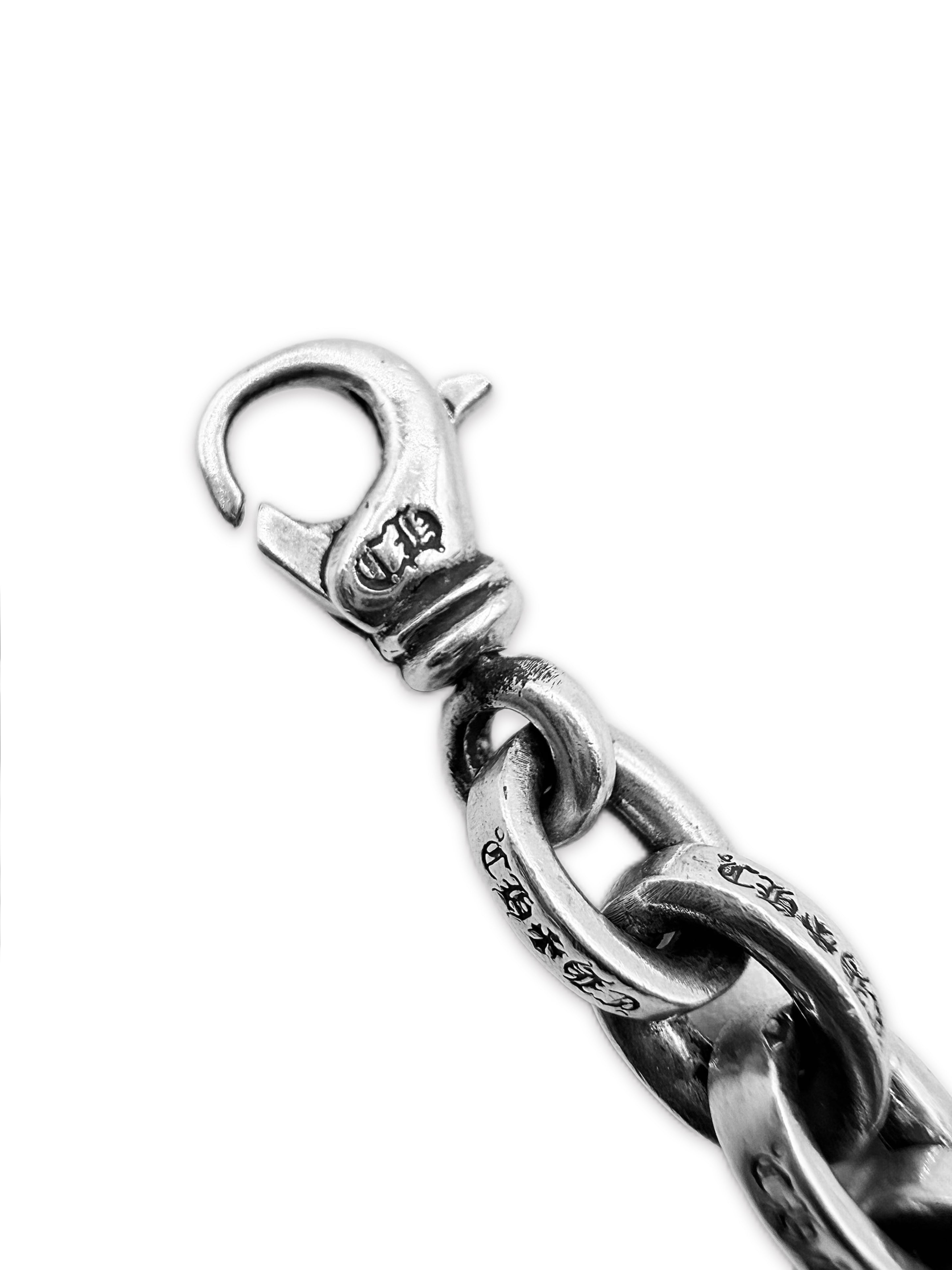 Chrome Hearts Large Paper Chain .925 Silver 8 in Bracelet