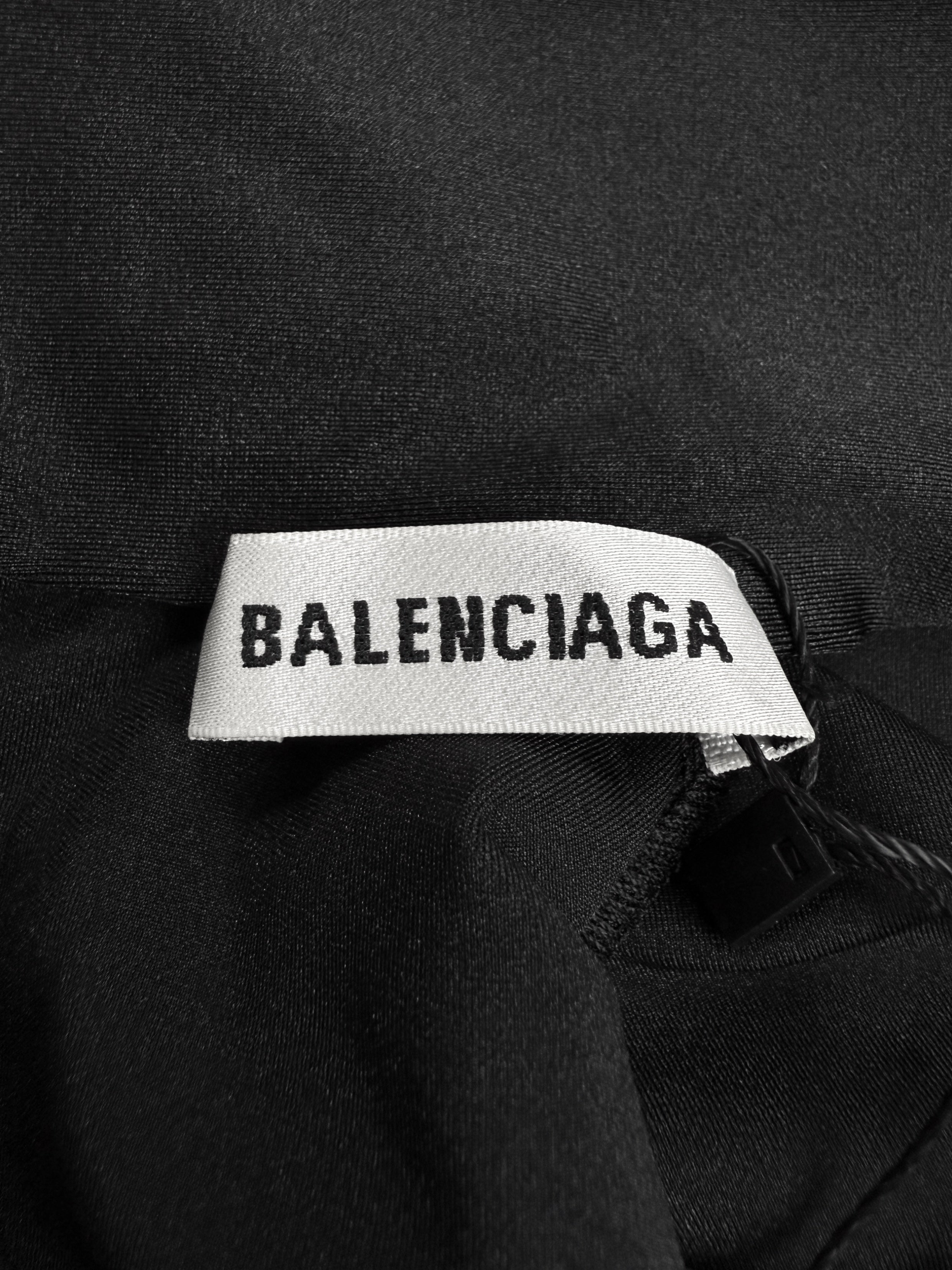 SS22 Balenciaga ‘Falkon’ Skin Fitting Stretch-Jersey Bodysuit