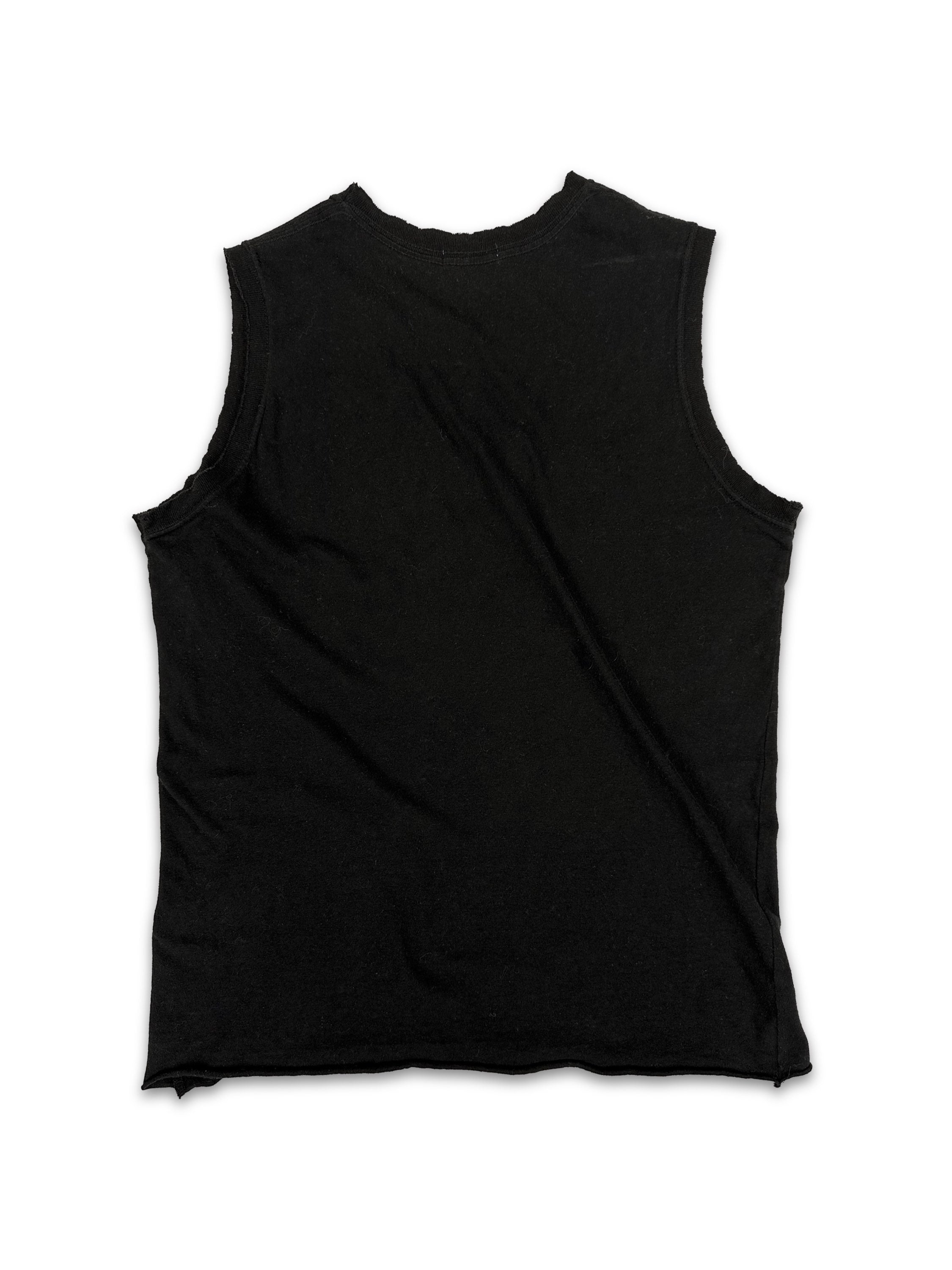 00s Undercover ‘Dream is Over’ Black Slogan Tank-top