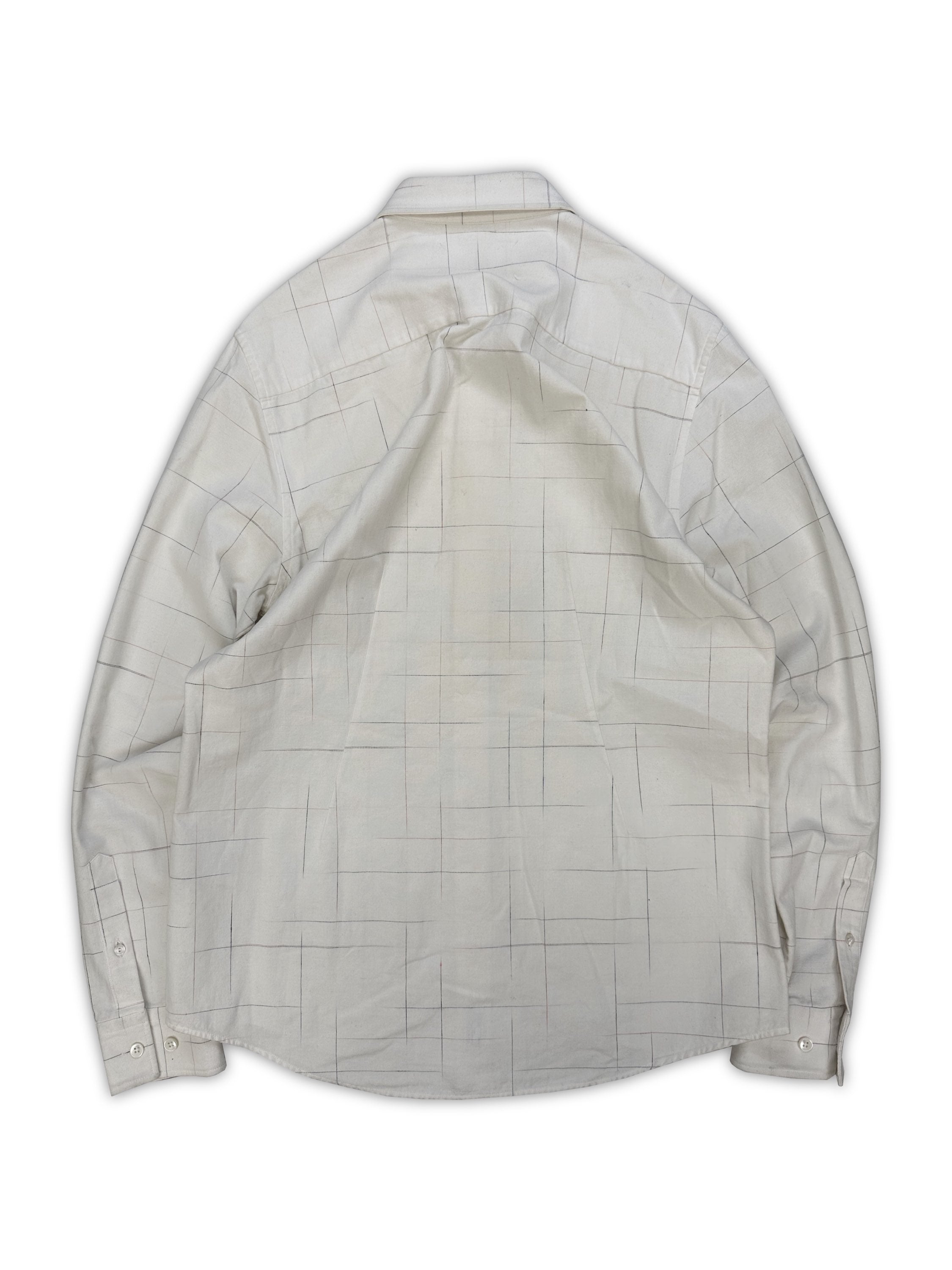 Maison Margiela ‘Line’ Motif Long Sleeve Button Up Shirt