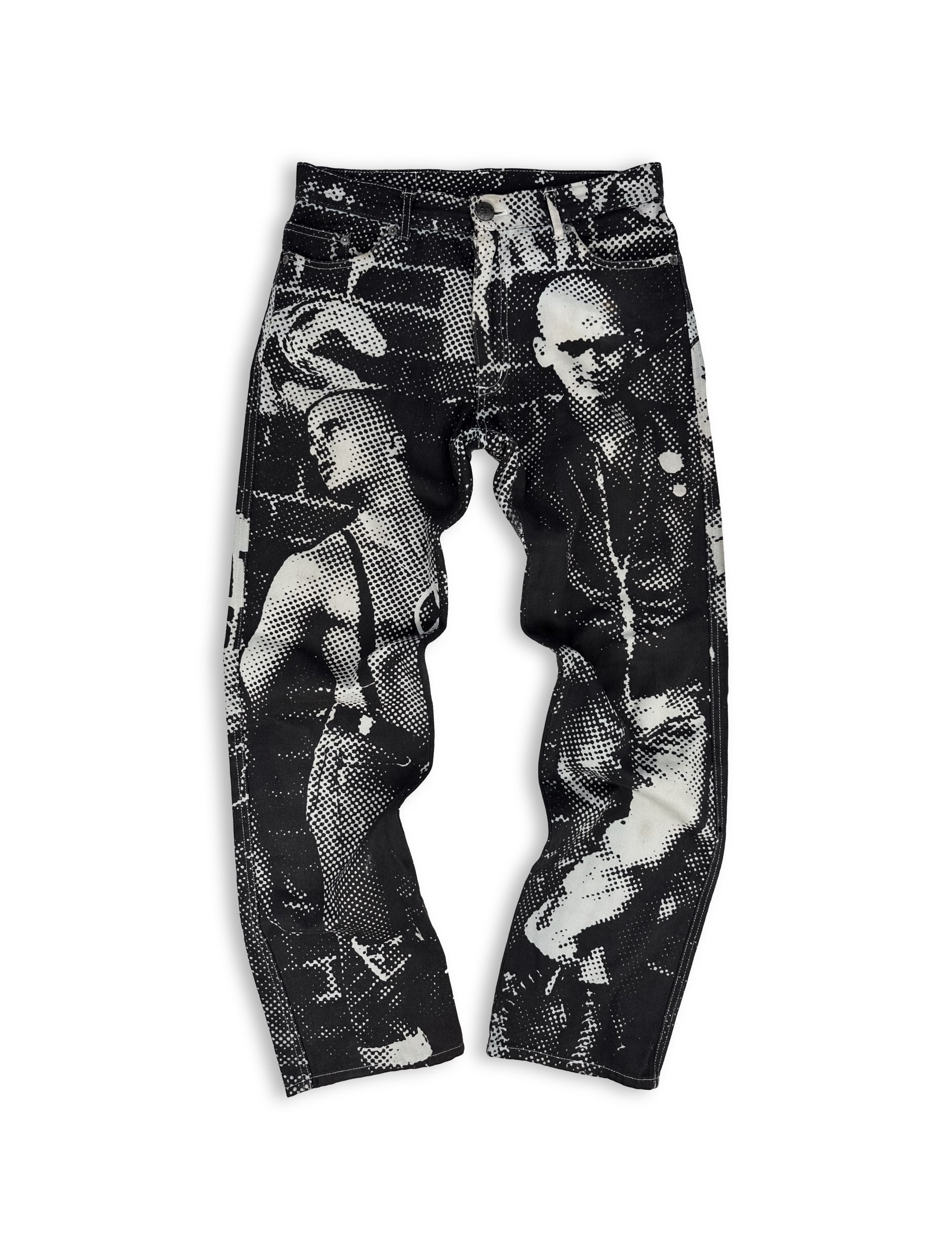 AW97 Jean Paul Gaultier ‘Fight Racism’ Trompe L’Oeil Denim