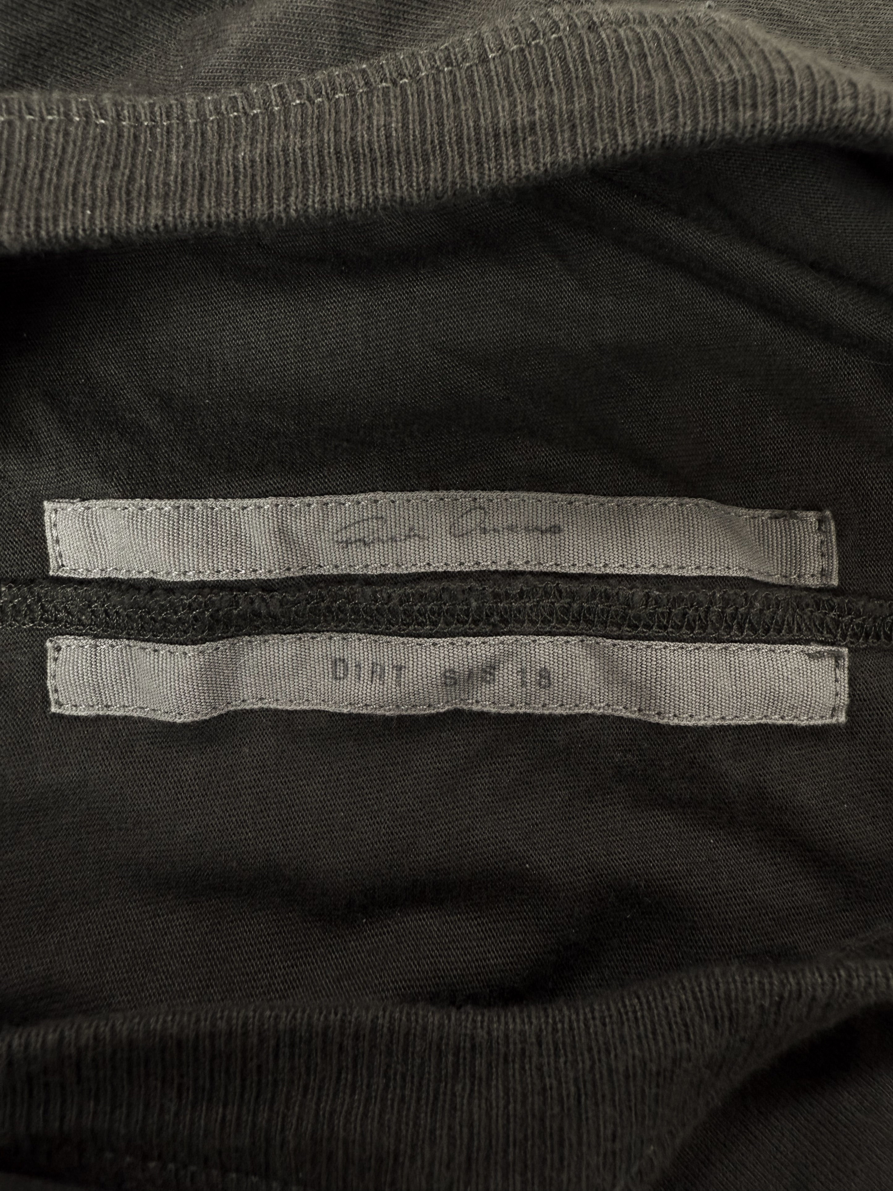 SS18 Rick Owens ‘Dirt’ Skin Fitting Long Sleeve Shirt